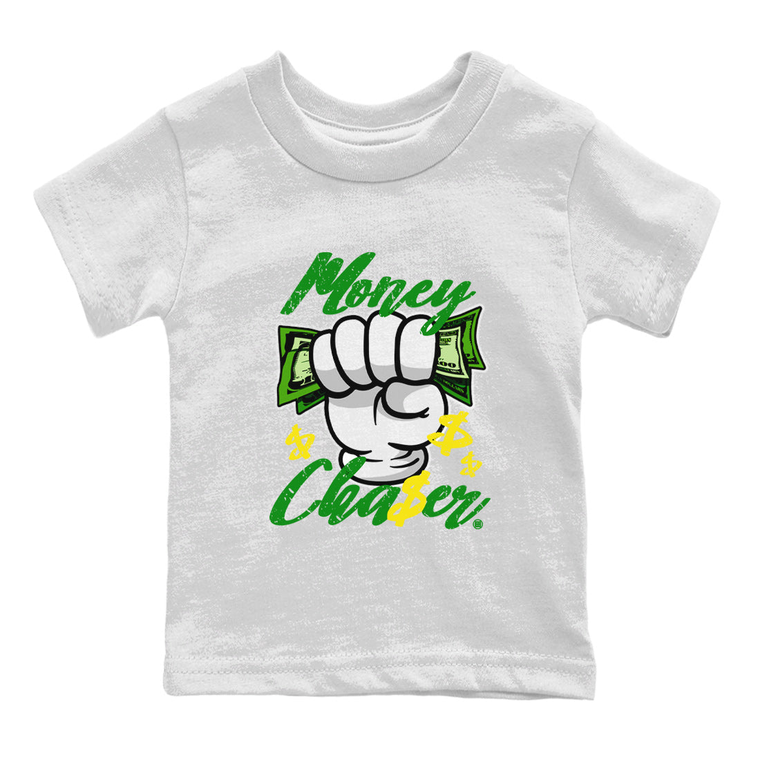 Dunk Reverse Brazil Sneaker Match Tees Money Chaser Streetwear Sneaker Shirt Dunk Low Reverse Brazil Sneaker Release Tees Kids Shirts White 2
