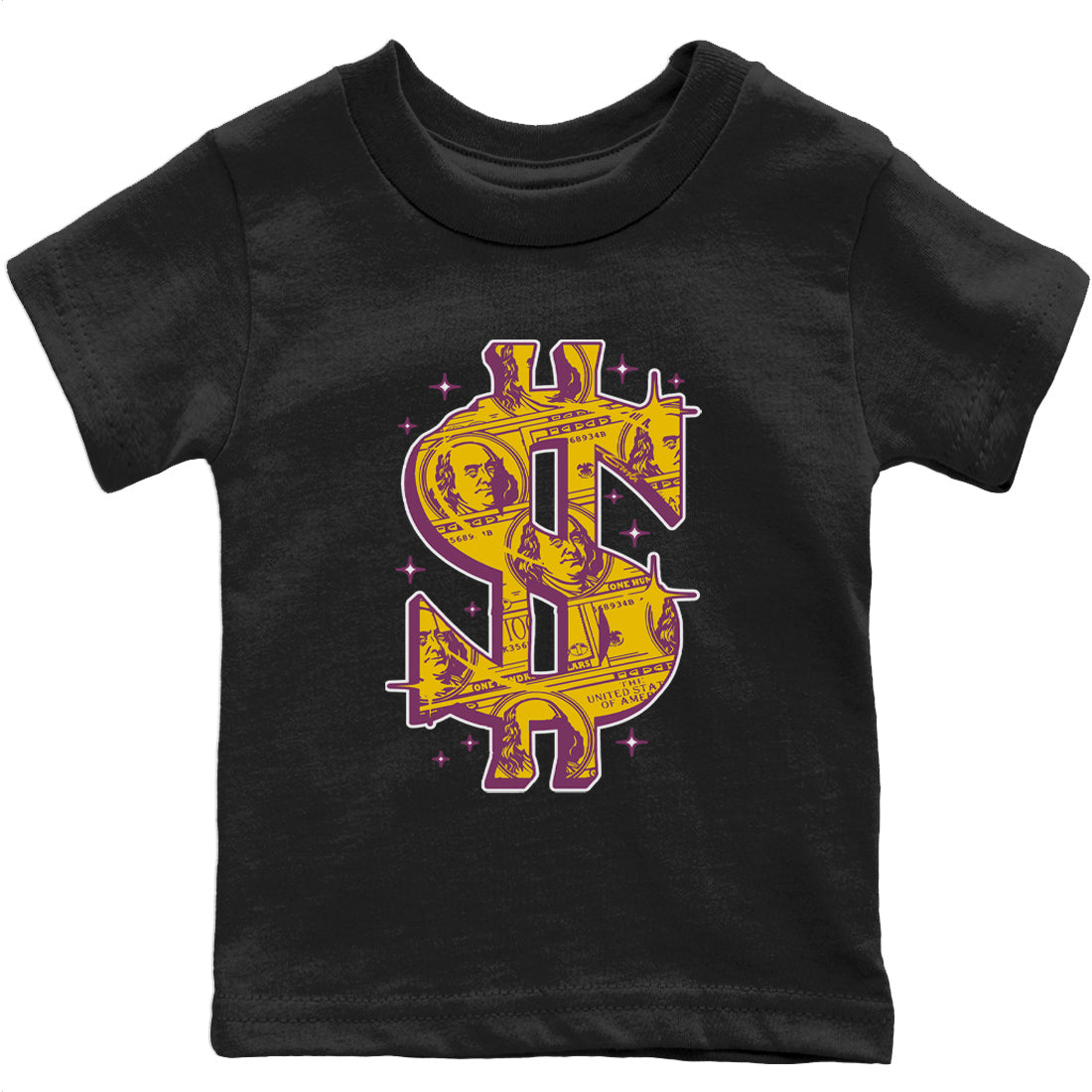 Jordan 1 Brotherhood Sneaker Matching T-Shirt Money Dollar Sneaker Tees Jordan 1 Brotherhood Sneaker Release Tees Kids Shirts