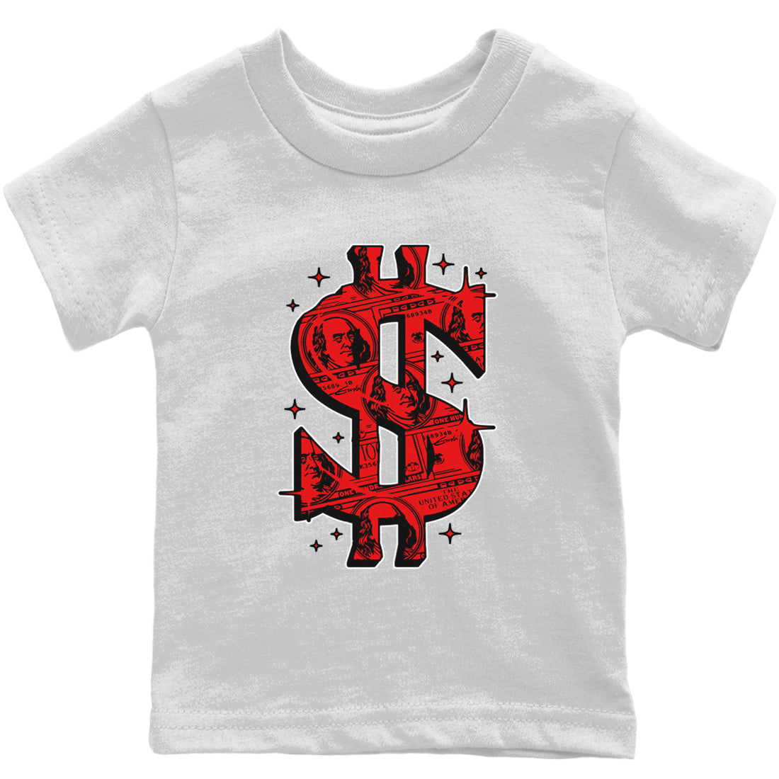 Jordan 9 Chile Red Shirt To Match Jordans Money Dollar Sneaker Tees Jordan 9 Chile Red Drip Gear Zone Sneaker Matching Clothing Kids Shirts