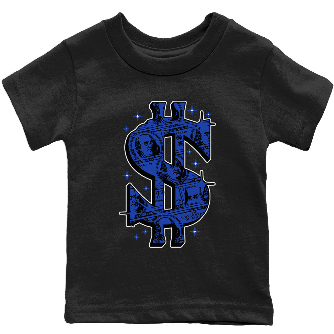 Yeezy 350 Dazzling Blue Shirt To Match Jordans Money Dollar Sneaker Tees Yeezy 350 Dazzling Blue Drip Gear Zone Sneaker Matching Clothing Kids Shirts