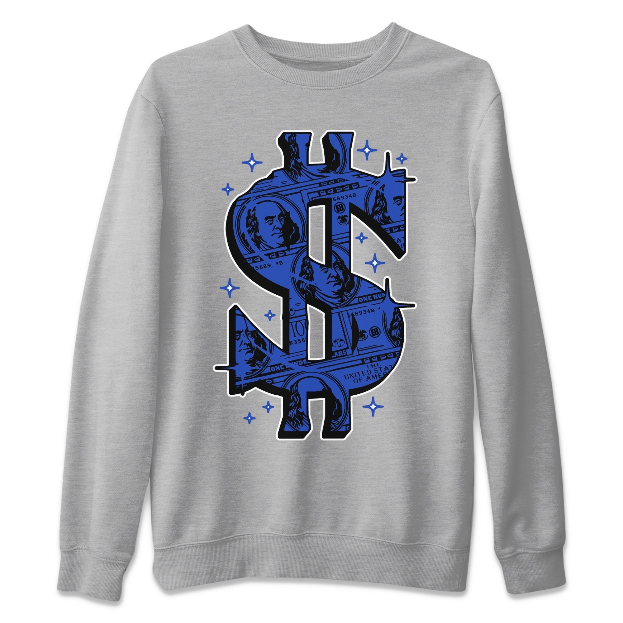 Yeezy 350 Dazzling Blue Shirt To Match Jordans Money Dollar Sneaker Tees Yeezy 350 Dazzling Blue Drip Gear Zone Sneaker Matching Clothing Unisex Shirts