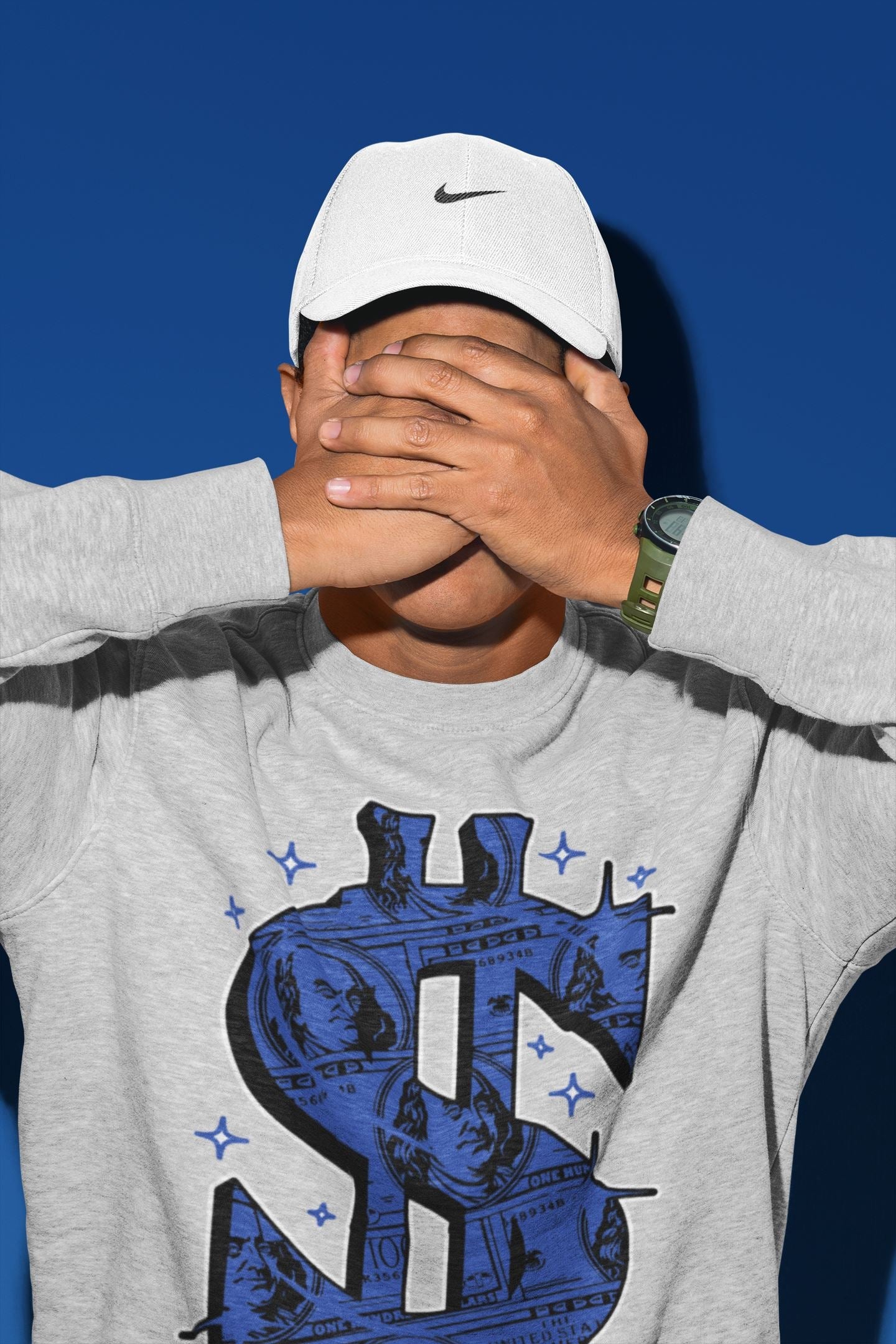 Yeezy 350 Dazzling Blue Shirt To Match Jordans Money Dollar Sneaker Tees Yeezy 350 Dazzling Blue Drip Gear Zone Sneaker Matching Clothing Unisex Shirts