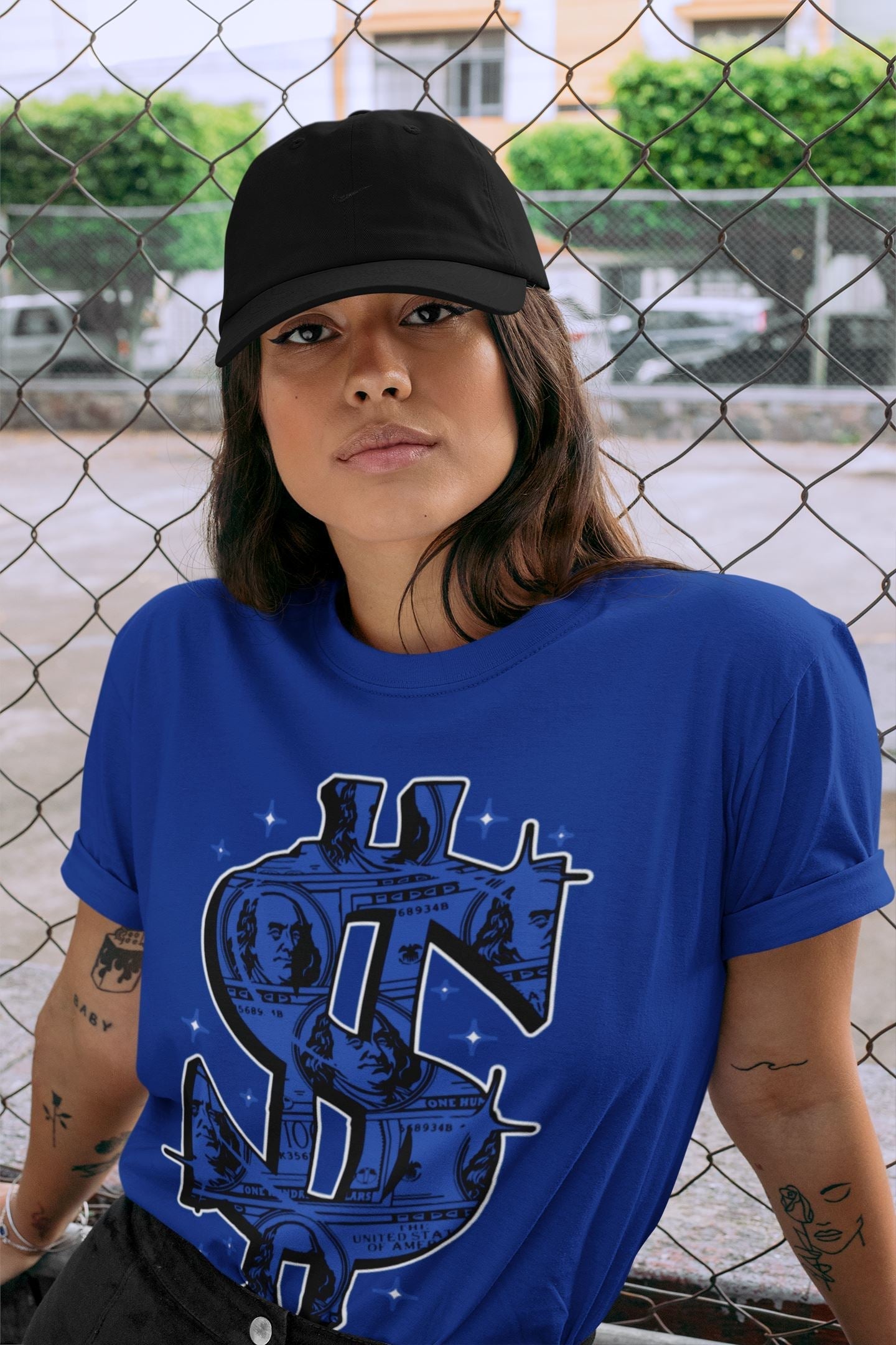 Yeezy 350 Dazzling Blue Shirt To Match Jordans Money Dollar Sneaker Tees Yeezy 350 Dazzling Blue Drip Gear Zone Sneaker Matching Clothing Unisex Shirts