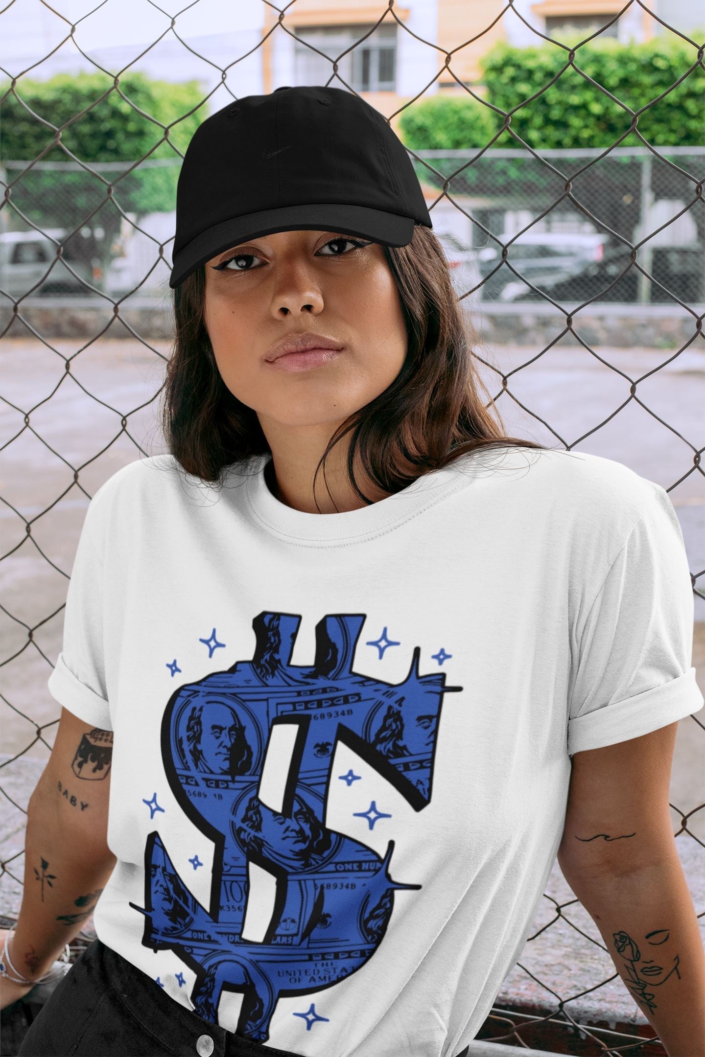 Yeezy 350 Dazzling Blue Shirt To Match Jordans Money Dollar Sneaker Tees Yeezy 350 Dazzling Blue Drip Gear Zone Sneaker Matching Clothing Unisex Shirts