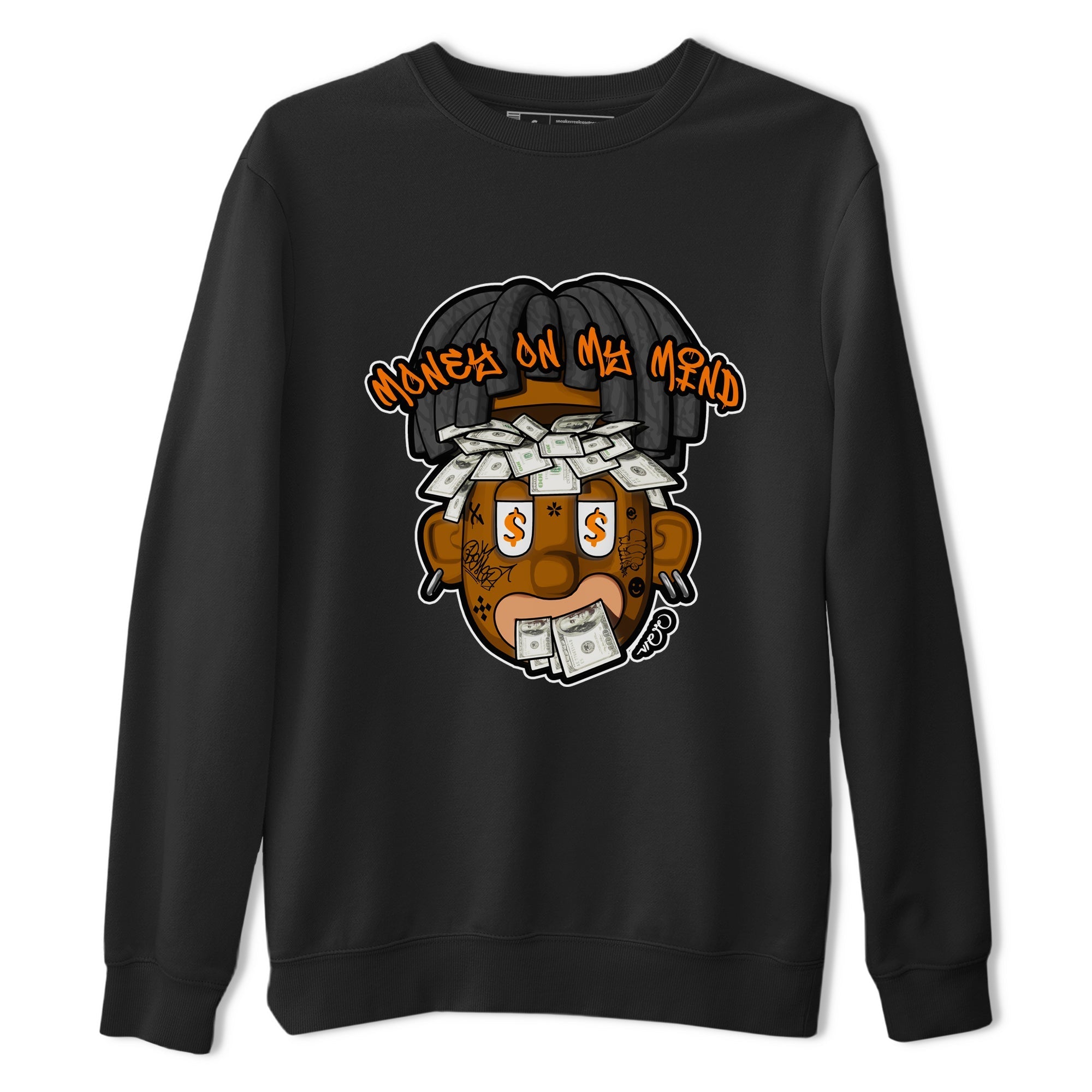 Air Jordan 3 Fear shirt to match jordans Money On My Mind sneaker tees AJ3 Fear Drip Gear Zone Unisex Black 2 T-Shirt