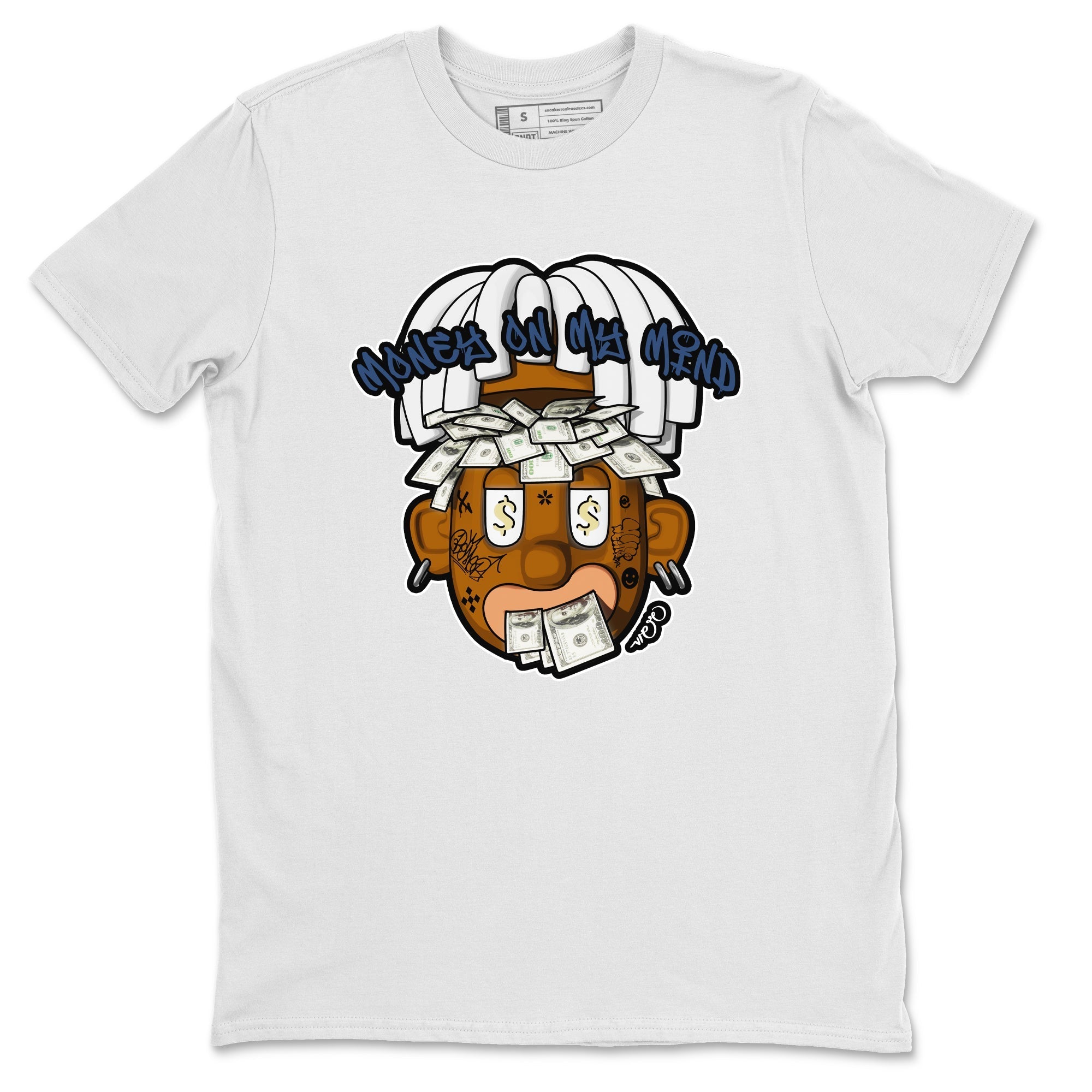 Air Jordan 5 A Ma Maniere x Photon Dust shirt to match jordans Money On My Mind sneaker tees Jordan 5 A Ma Maniere "Dawn" Drip Gear Zone Unisex White 2 T-Shirt