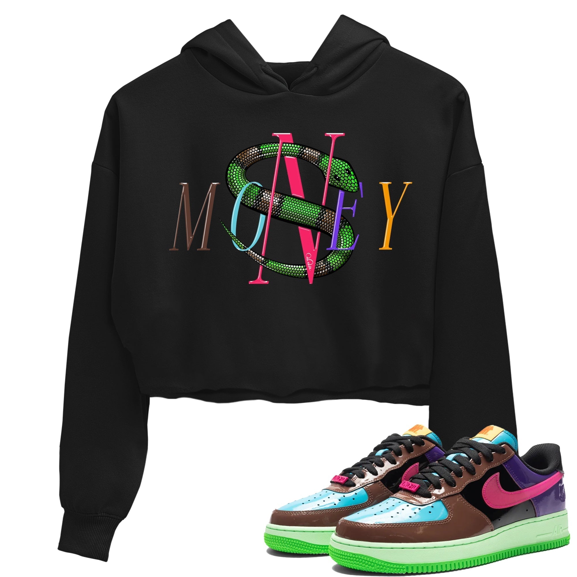 Air Force 1 Undefeated Fauna Brown Sneaker Match Tees Money Snake Sneaker Tees Air Force 1 Undefeated Fauna Brown Jordan to match sneaker T-Shirt Women's Shirts