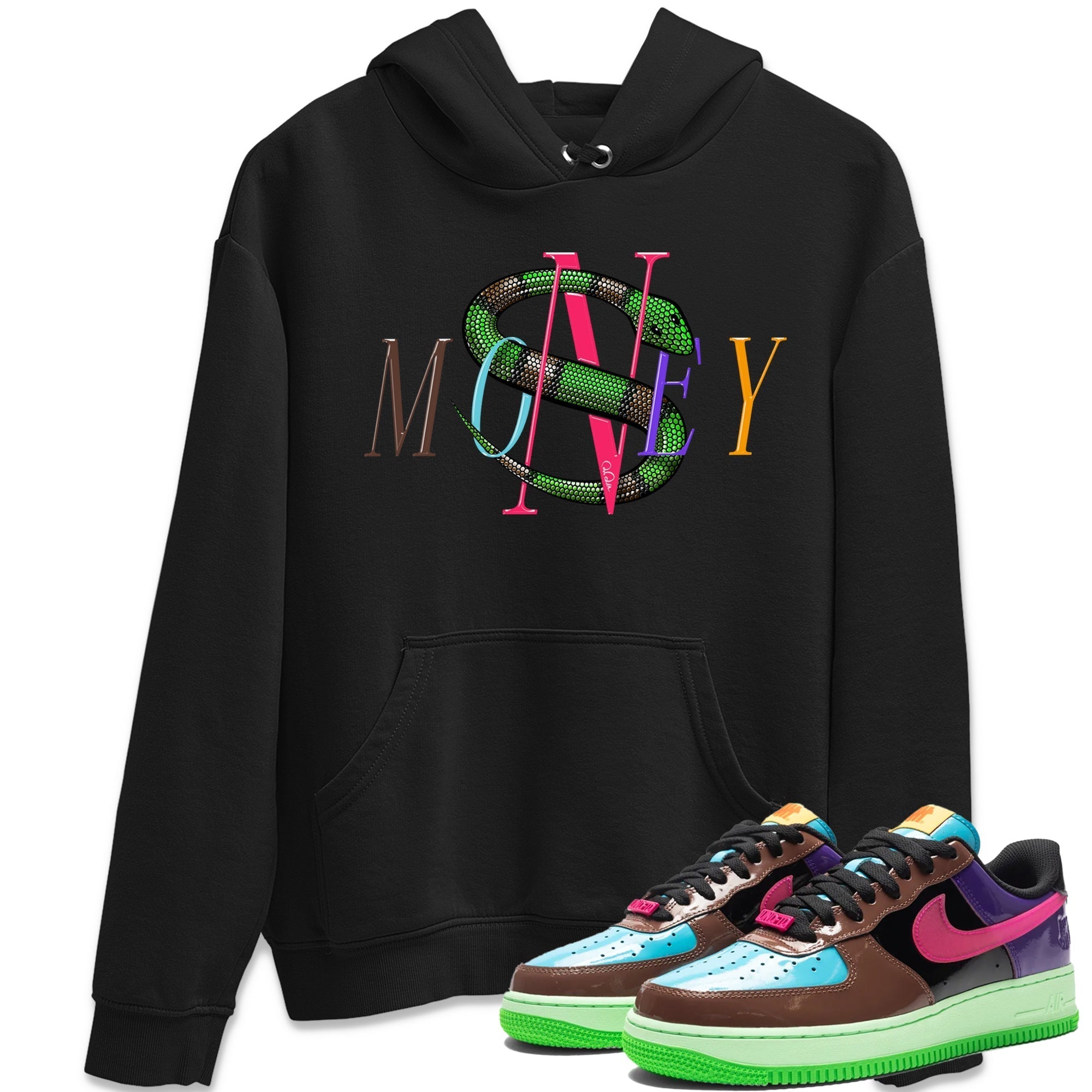 Air Force 1 Undefeated Fauna Brown Sneaker Match Tees Money Snake Sneaker Tees Air Force 1 Undefeated Fauna Brown Jordan to match sneaker T-Shirt Crew Neck Shirts