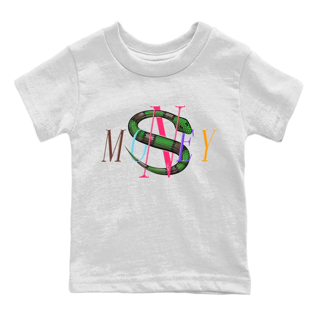 Air Force 1 Undefeated Fauna Brown Sneaker Match Tees Money Snake Sneaker Tees Air Force 1 Undefeated Fauna Brown Jordan to match sneaker T-Shirt Kids Shirts
