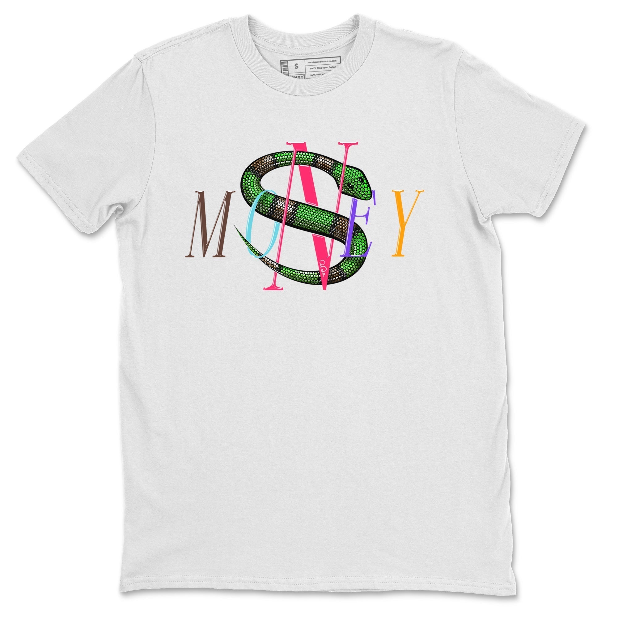 Air Force 1 Undefeated Fauna Brown Sneaker Match Tees Money Snake Sneaker Tees Air Force 1 Undefeated Fauna Brown Jordan to match sneaker T-Shirt Crew Neck Shirts
