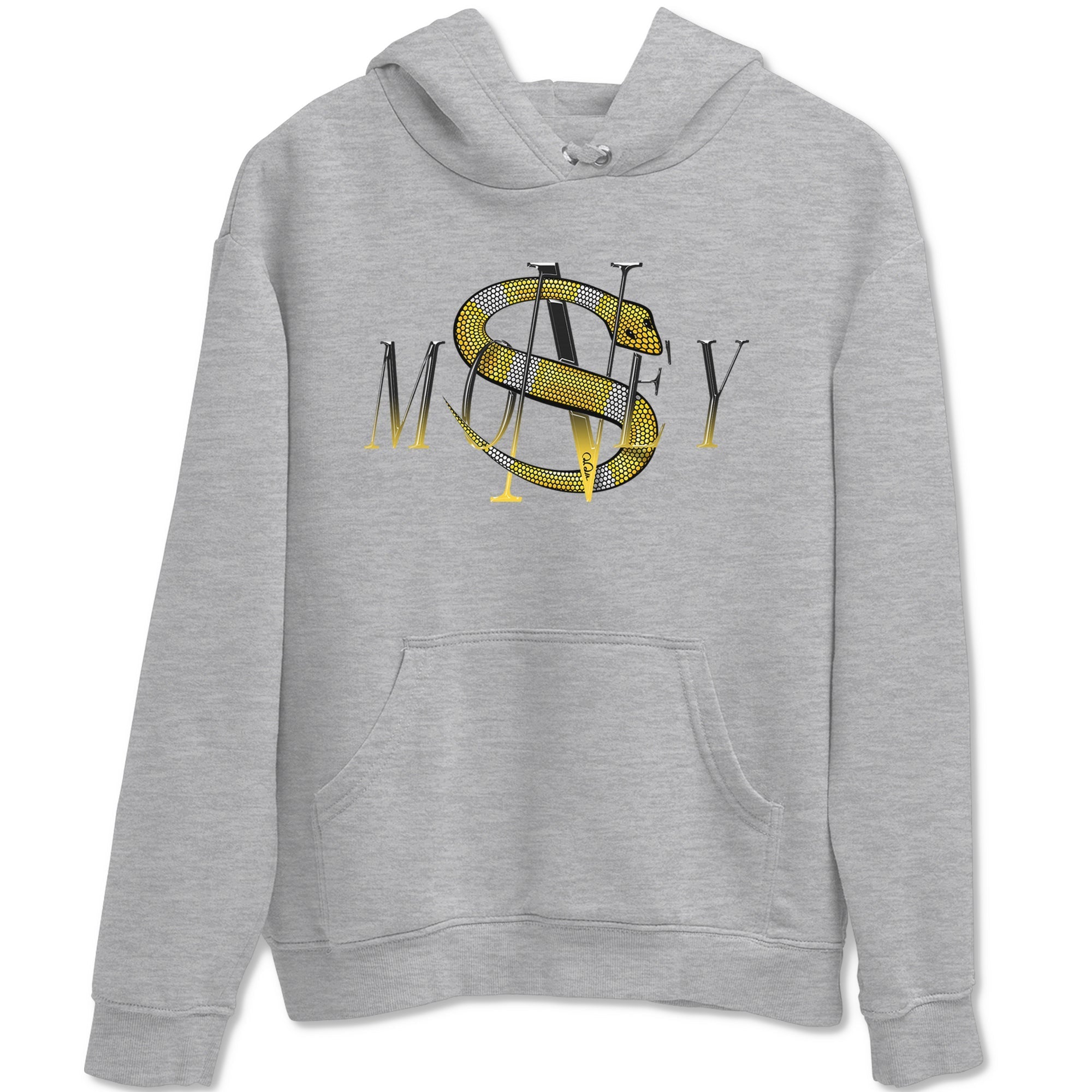 1s Yellow Ochre shirt to match jordans Money Snake sneaker tees streetwear brand Air Jordan 1 Yellow Ochre Drip Gear Zone Brand unisex cotton Heather Grey 2 crew neck shirt