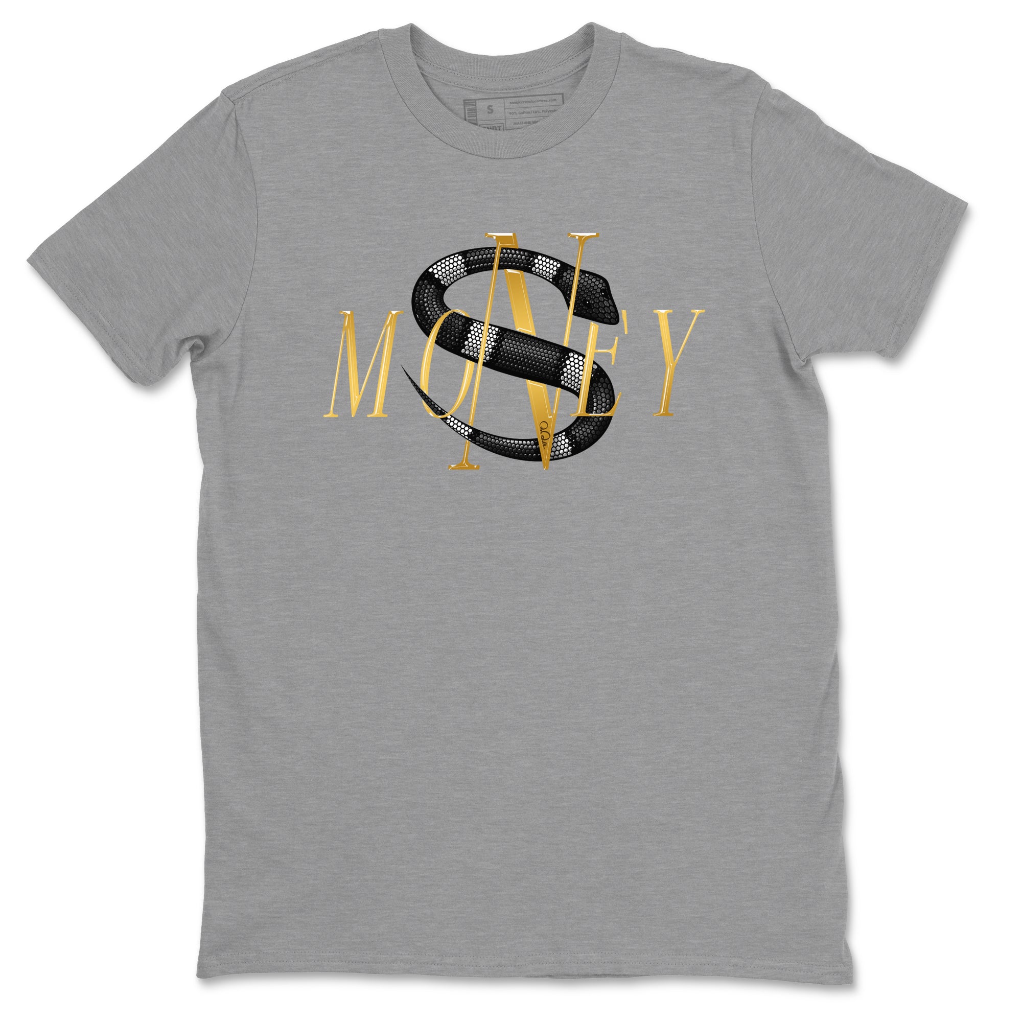 Air Jordan 11 Gratitude shirt to match jordans Money Snake sneaker tees AJ11 Gratitude Drip Gear Zone Unisex Heather Grey 2 T-Shirt