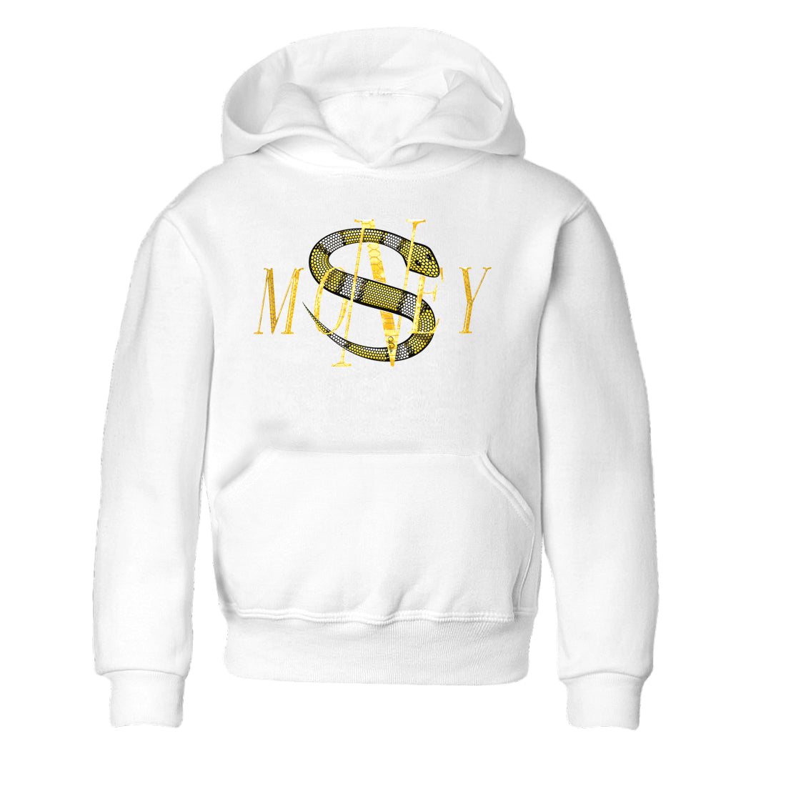 Air Jordan 11 Yellow Python Sneaker Match Tees Money Snake Streetwear Sneaker Shirt AJ11 Yellow Python Sneaker Release Tees Kids Shirts White 2