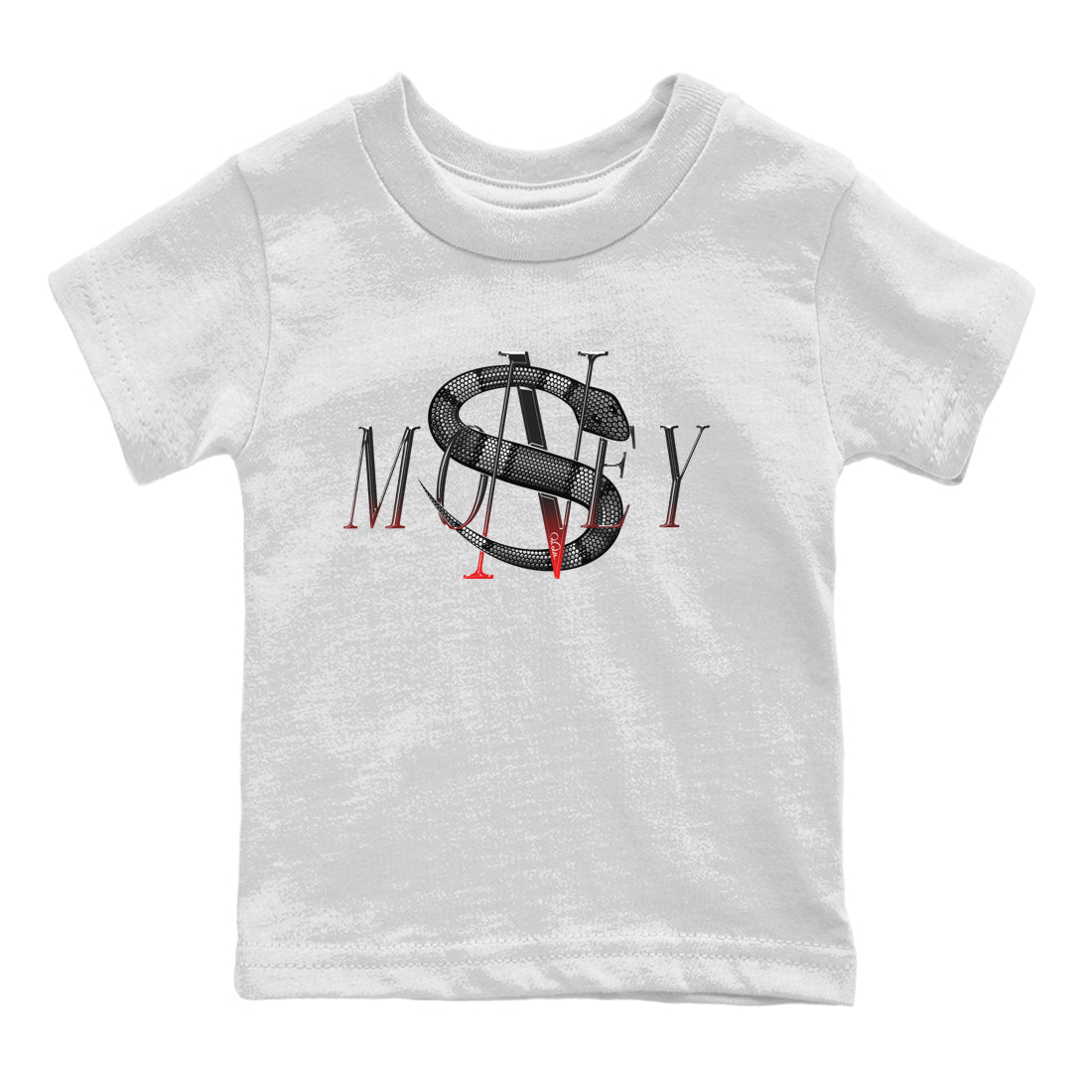 Air Jordan 13 Black Flint Sneaker Match Tees Money Snake Streetwear Sneaker Shirt AJ13 Retro Black Flint Sneaker Release Tees Kids Shirts White 2