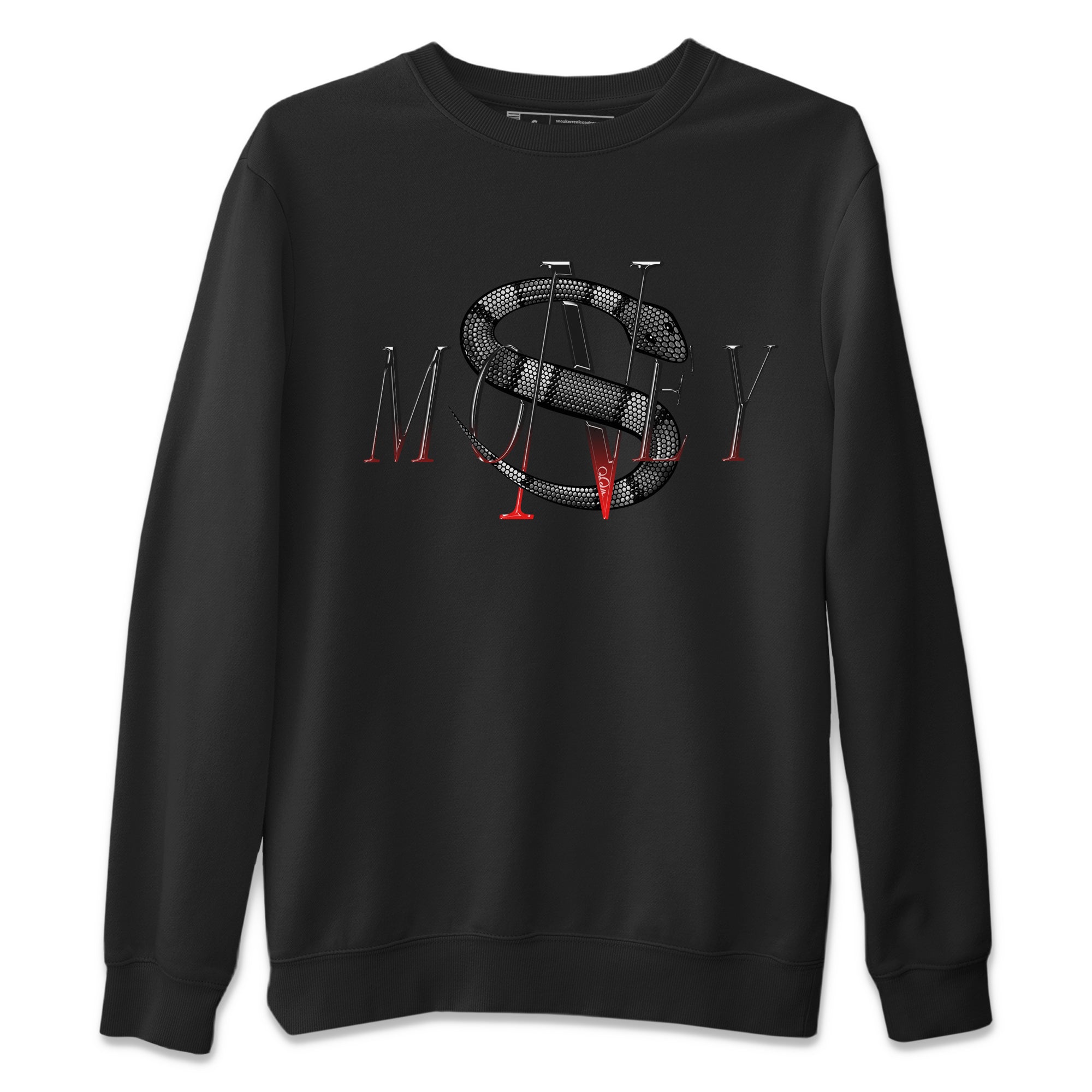 Air Jordan 13 Black Flint Sneaker Match Tees Money Snake Streetwear Sneaker Shirt AJ13 Retro Black Flint Sneaker Release Tees Unisex Shirts Black 2