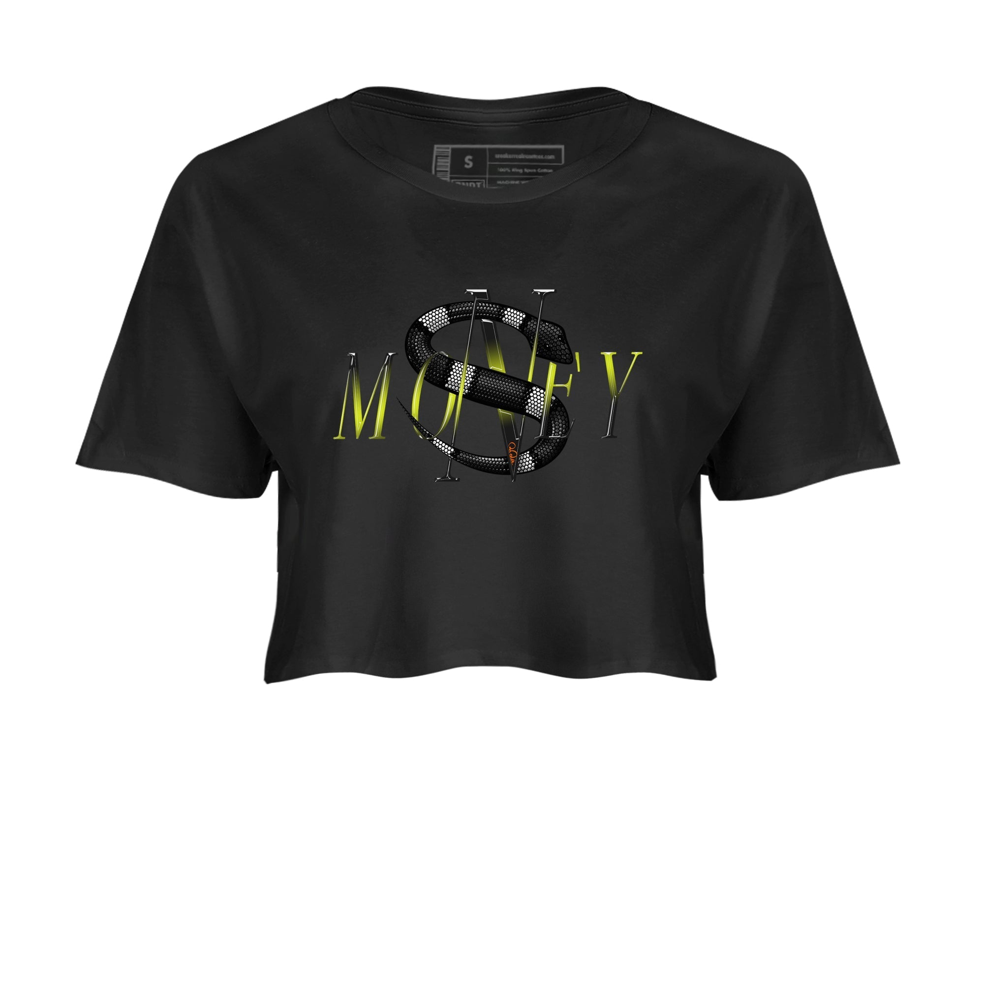 Dunk Halloween shirt to match jordans Money Snake sneaker tees Halloween Night NikeDunk Halloween Drip Gear Zone Black 2 Crop T-Shirt