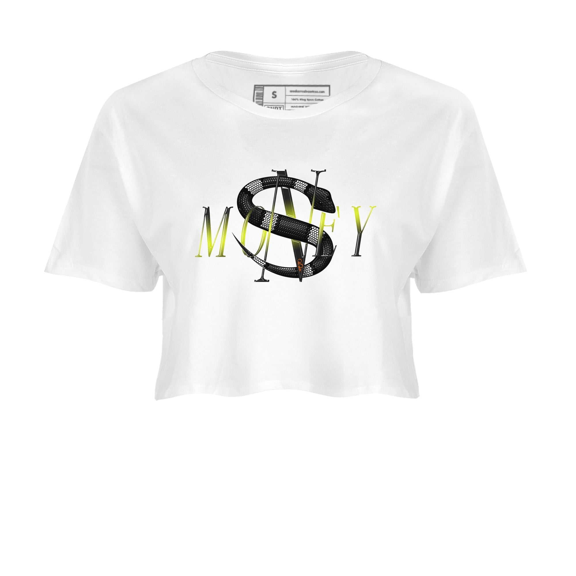 Dunk Halloween shirt to match jordans Money Snake sneaker tees Halloween Night NikeDunk Halloween Drip Gear Zone White 2 Crop T-Shirt