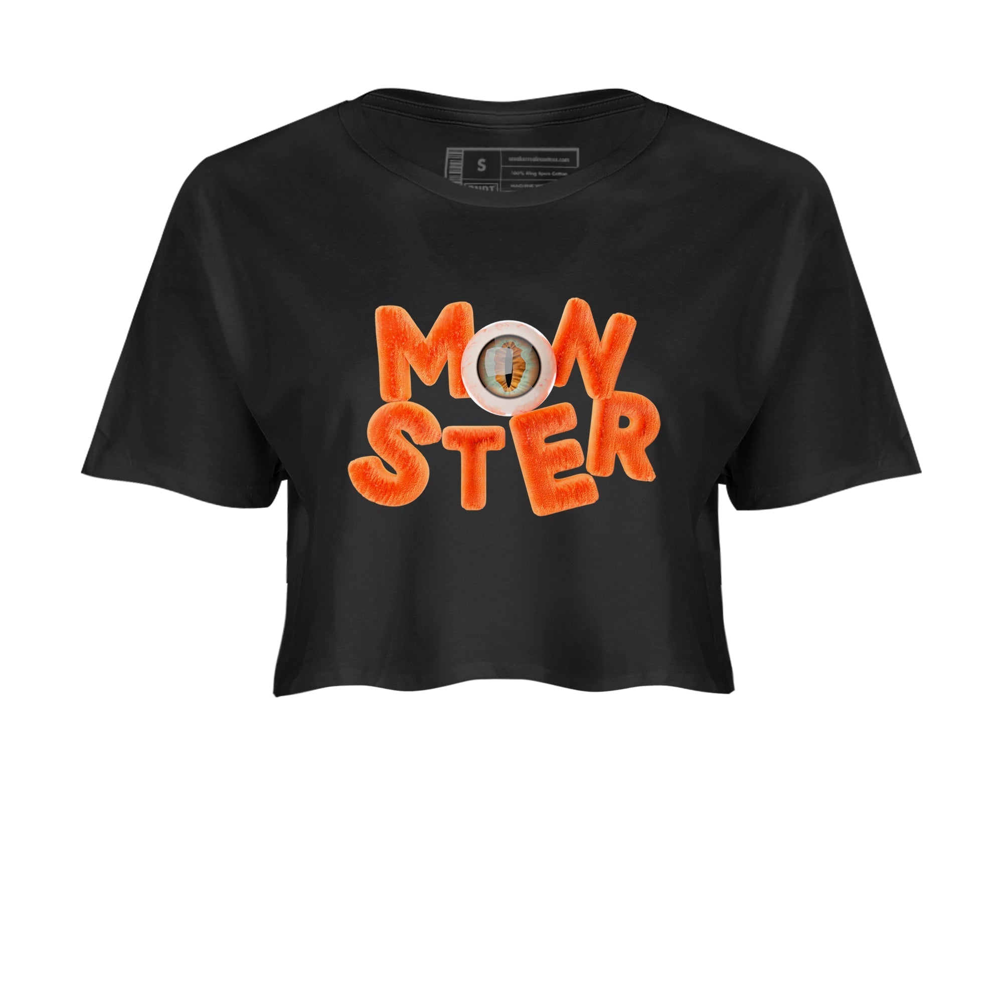 Air Jordan 1 Starfish shirt to match jordans Monster Streetwear Sneaker Shirt AJ1Starfish Drip Gear Zone Sneaker Matching Clothing Black 2 Crop T-Shirt Halloween Custumes
