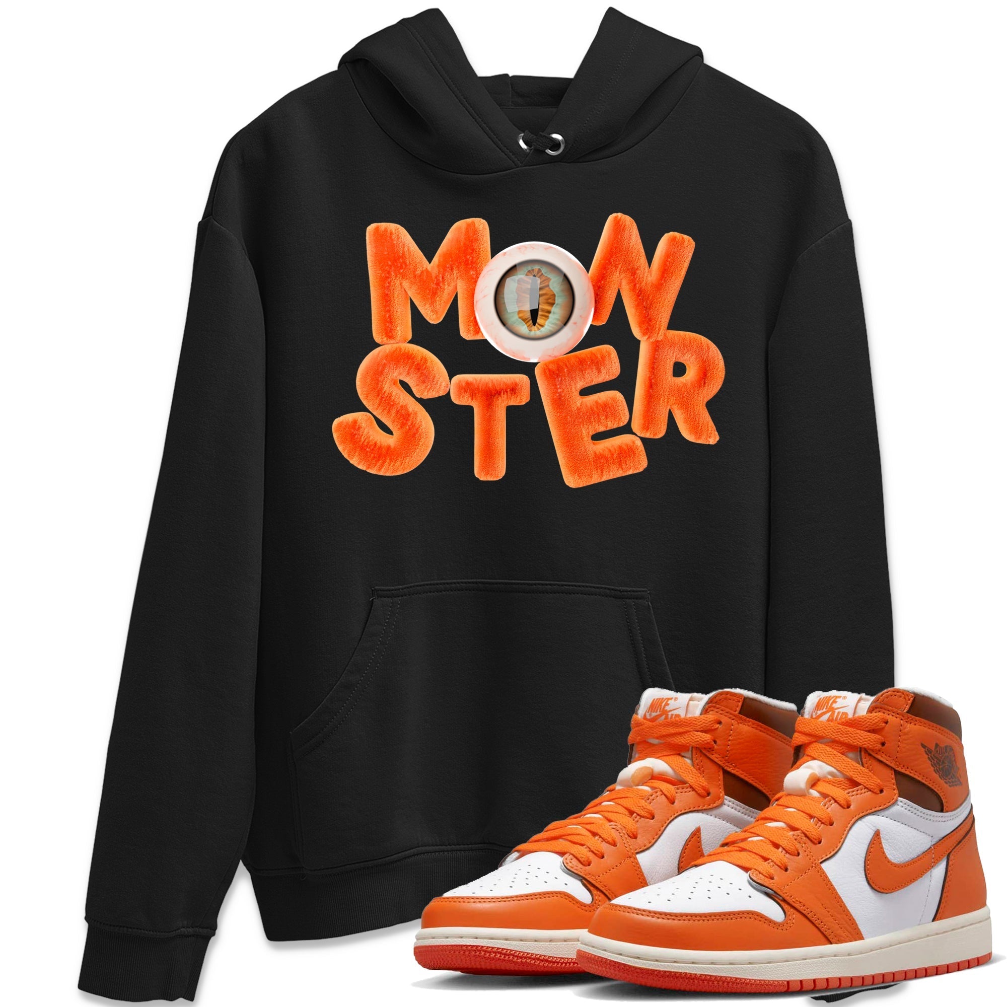 Air Jordan 1 Starfish shirt to match jordans Monster Streetwear Sneaker Shirt AJ1Starfish Drip Gear Zone Sneaker Matching Clothing Unisex Black 1 T-Shirt Halloween Custumes