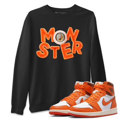 Air Jordan 1 Starfish shirt to match jordans Monster Streetwear Sneaker Shirt AJ1Starfish Drip Gear Zone Sneaker Matching Clothing Unisex Black 1 T-Shirt Halloween Custumes