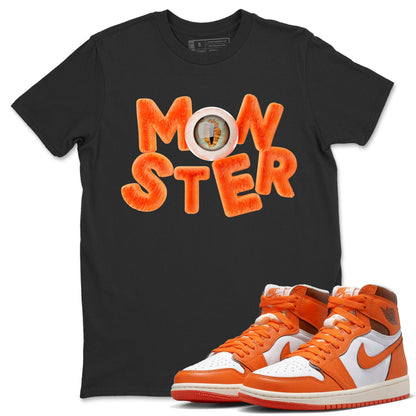 Air Jordan 1 Starfish shirt to match jordans Monster Streetwear Sneaker Shirt AJ1Starfish Drip Gear Zone Sneaker Matching Clothing Unisex Black 1 T-Shirt Halloween Custumes