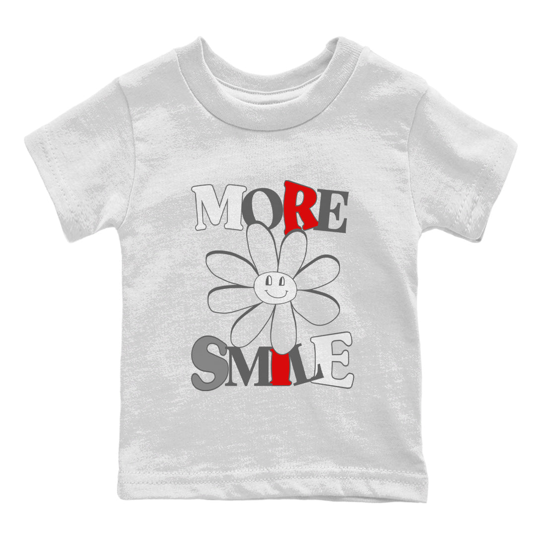 Air Jordan 13 Wolf Grey Sneaker Match Tees More Smile Streetwear Sneaker Shirt Air Jordan 13 Retro Wolf Grey T-Shirt Kids Shirts White 2