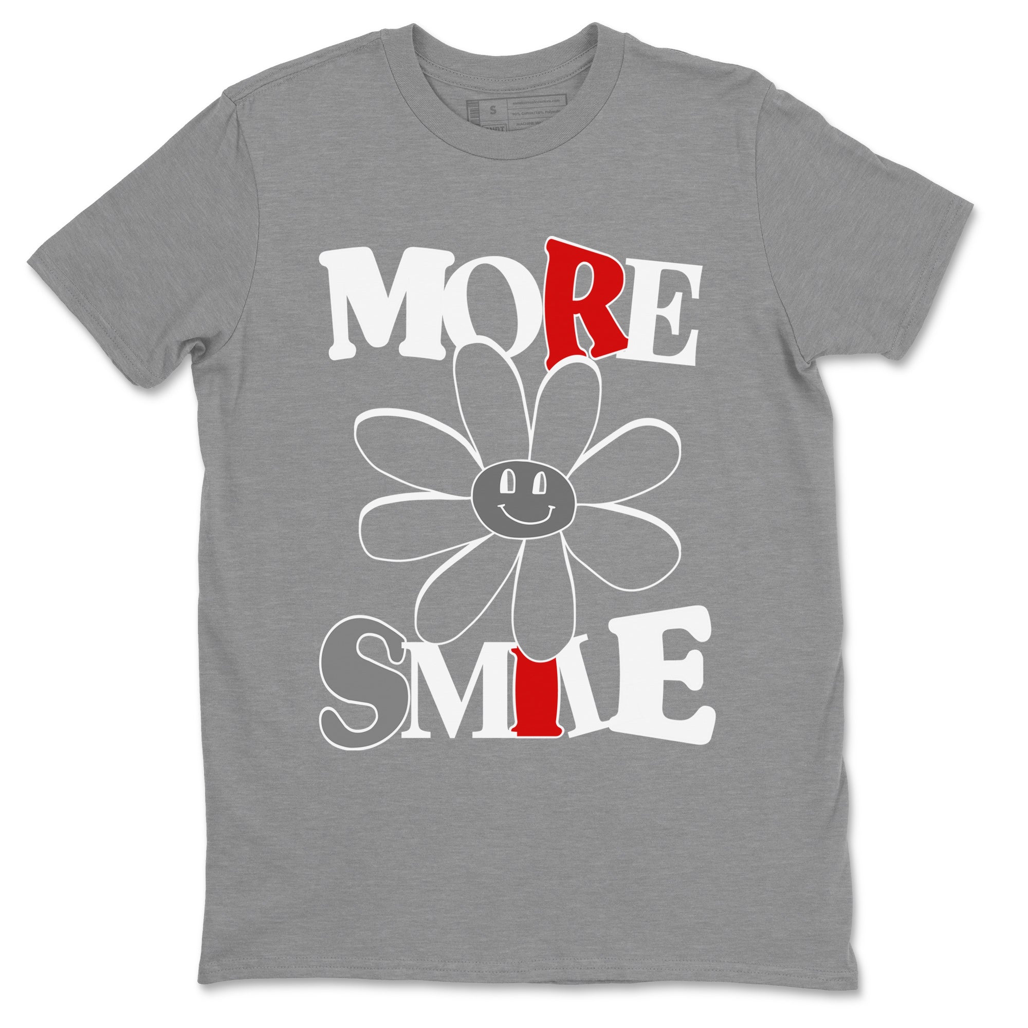 Air Jordan 13 Wolf Grey Sneaker Match Tees More Smile Streetwear Sneaker Shirt Air Jordan 13 Retro Wolf Grey T-Shirt Unisex Shirts Heather Grey 2