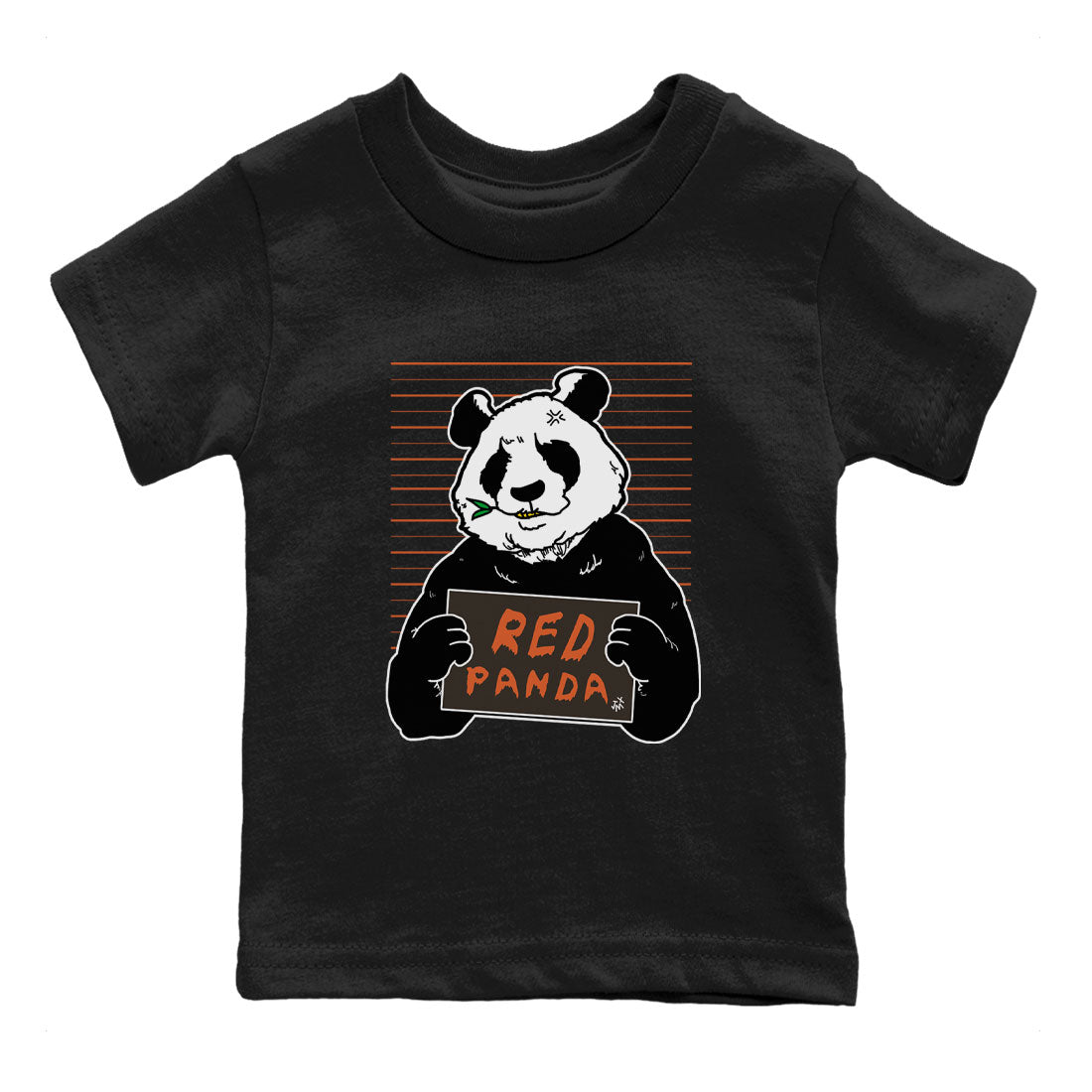 Nike Dunk Low Red Panda shirt to match jordans Mugshot sneaker tees Dunk Red Panda Drip Gear Zone Sneaker T-Shirts Youth and Baby Black 2 T-Shirt