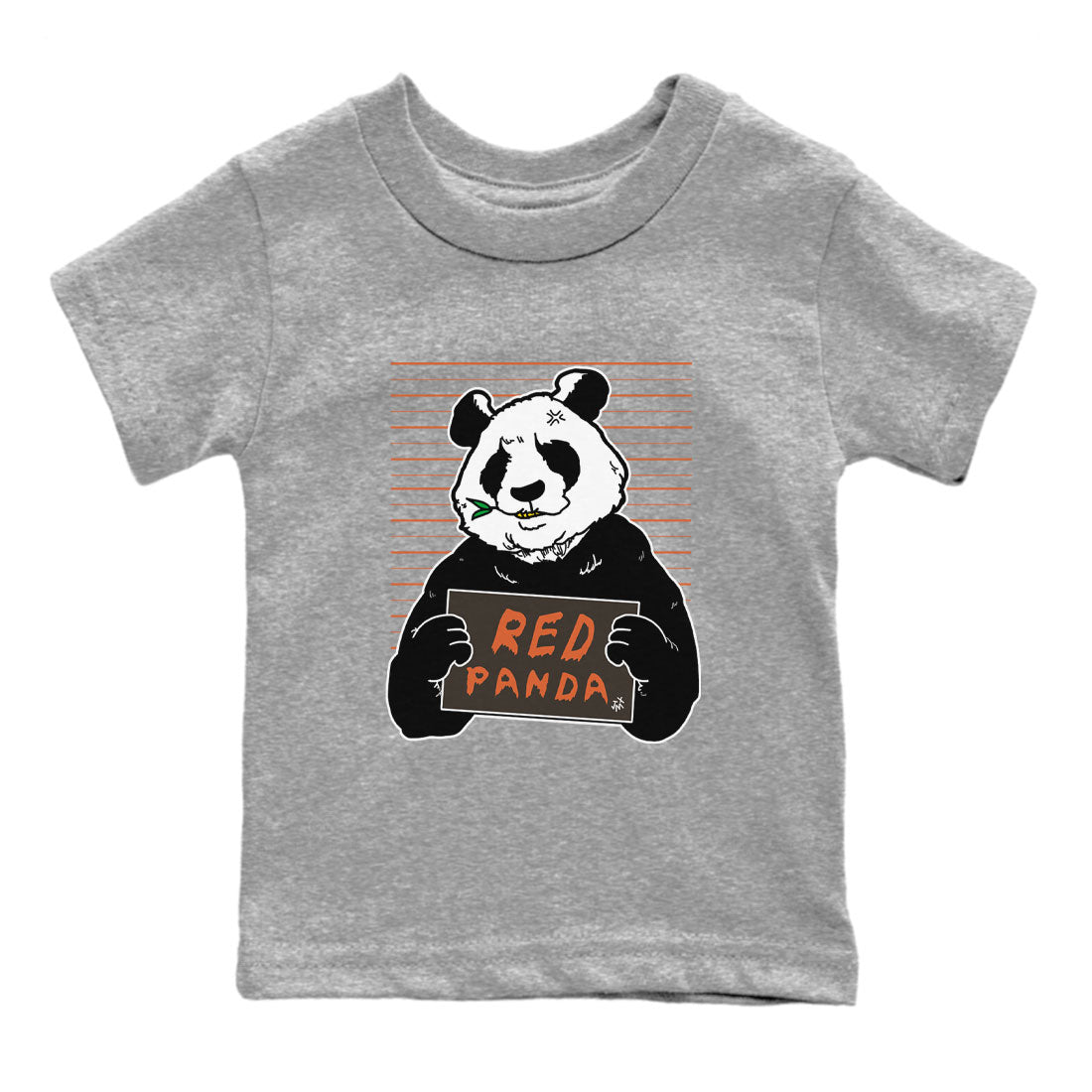 Nike Dunk Low Red Panda shirt to match jordans Mugshot sneaker tees Dunk Red Panda Drip Gear Zone Sneaker T-Shirts Youth and Baby Heather Grey 2 T-Shirt