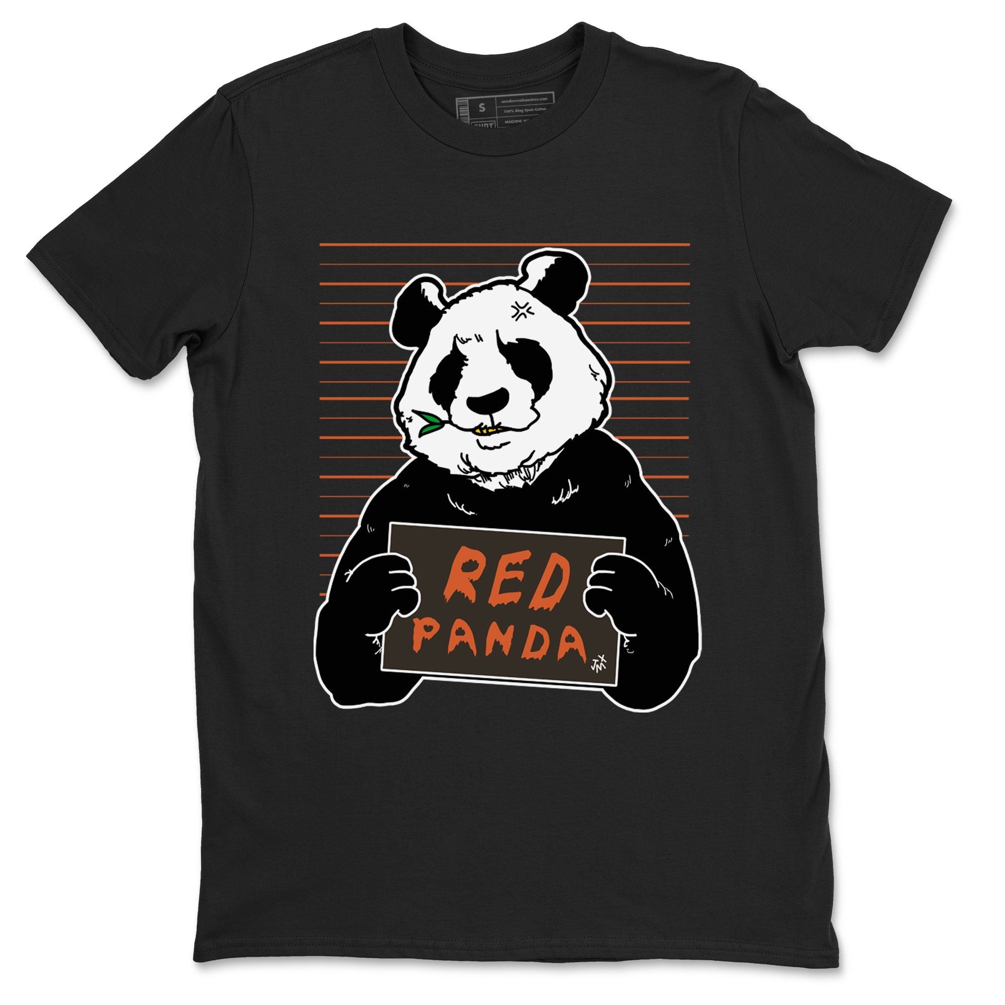 Nike Dunk Low Red Panda shirt to match jordans Mugshot sneaker tees Dunk Red Panda Drip Gear Zone Sneaker T-Shirts Crew Neck Casual Fit Black 2 T-Shirt