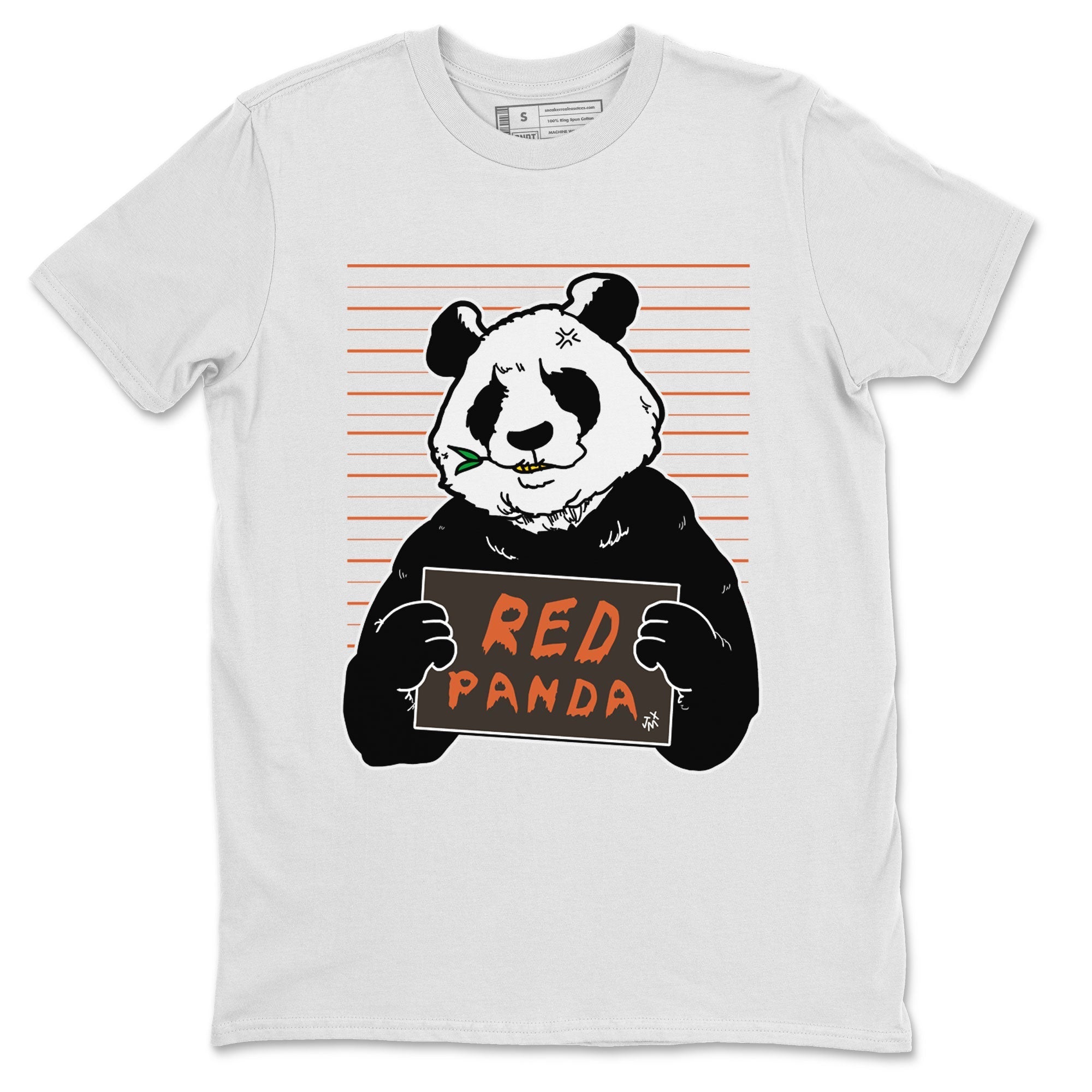 Nike Dunk Low Red Panda shirt to match jordans Mugshot sneaker tees Dunk Red Panda Drip Gear Zone Sneaker T-Shirts Crew Neck Casual Fit White 2 T-Shirt