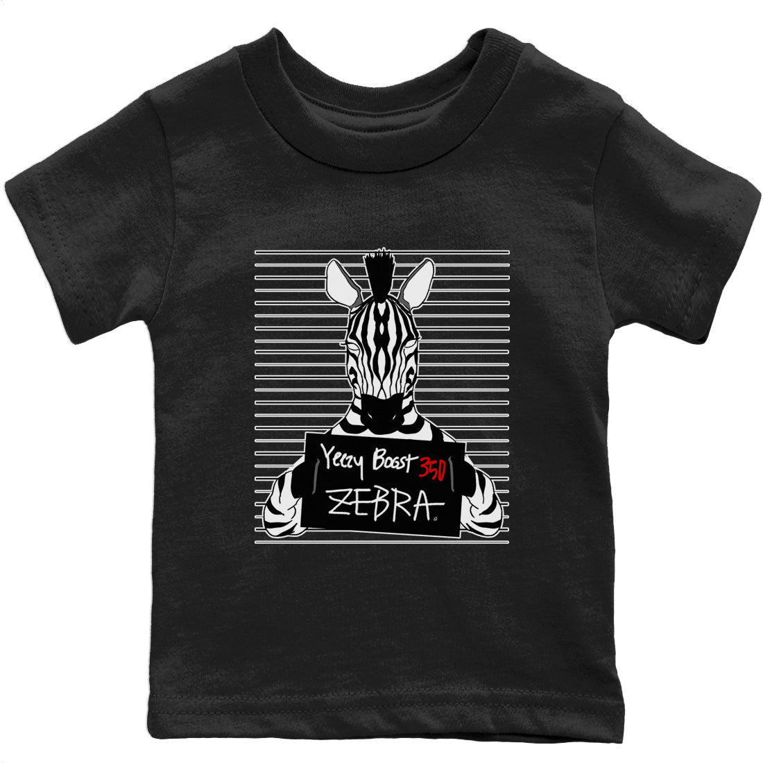 Yeezy 350 Zebra Shirt To Match Jordans Mugshot Sneaker Tees Yeezy 350 Zebra Drip Gear Zone Sneaker Matching Clothing Kids Shirts