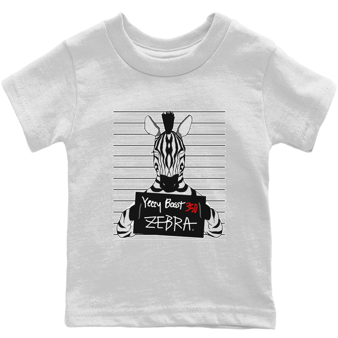 Yeezy 350 Zebra Shirt To Match Jordans Mugshot Sneaker Tees Yeezy 350 Zebra Drip Gear Zone Sneaker Matching Clothing Kids Shirts