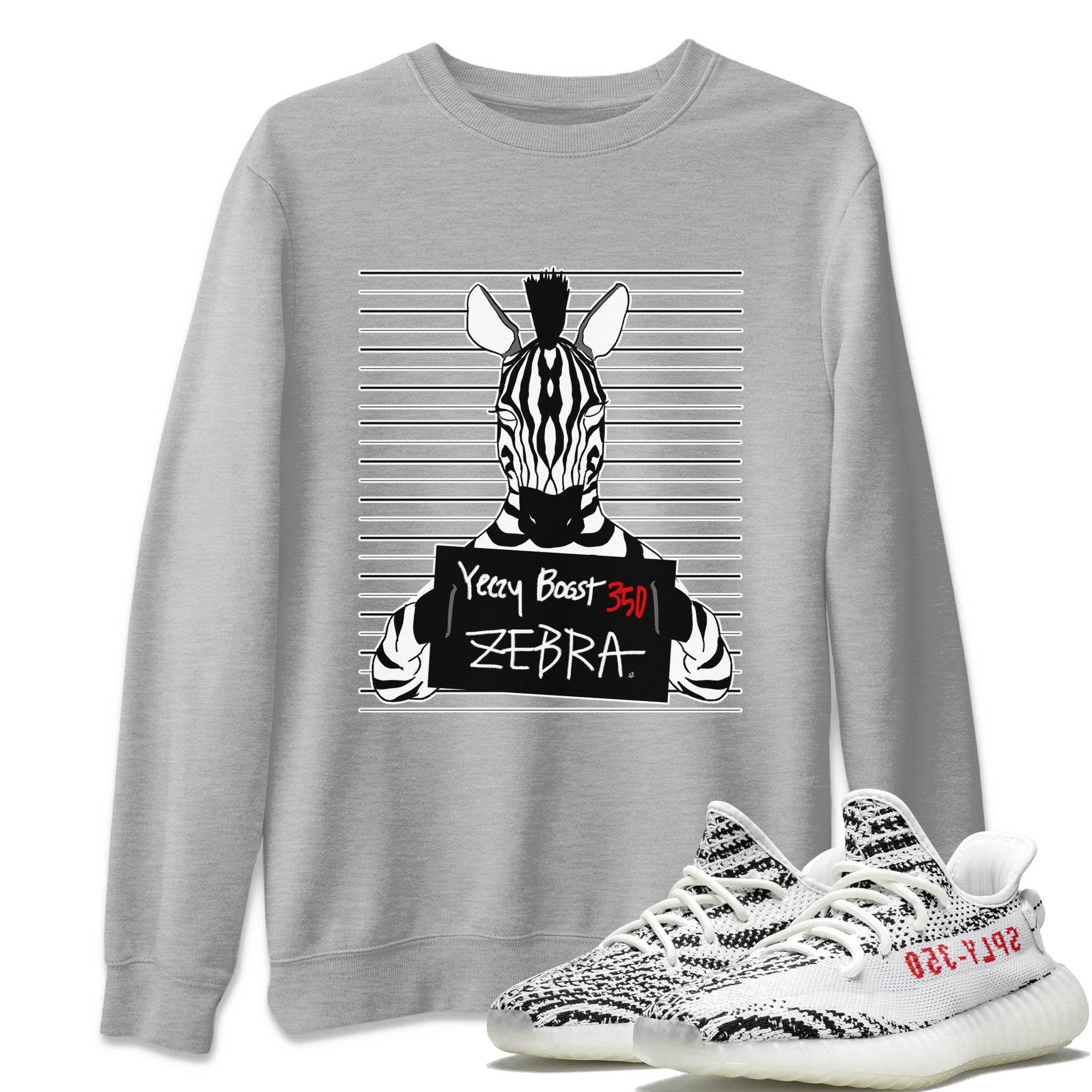 Yeezy 350 Zebra Shirt To Match Jordans Mugshot Sneaker Tees Yeezy 350 Zebra Drip Gear Zone Sneaker Matching Clothing Unisex Shirts