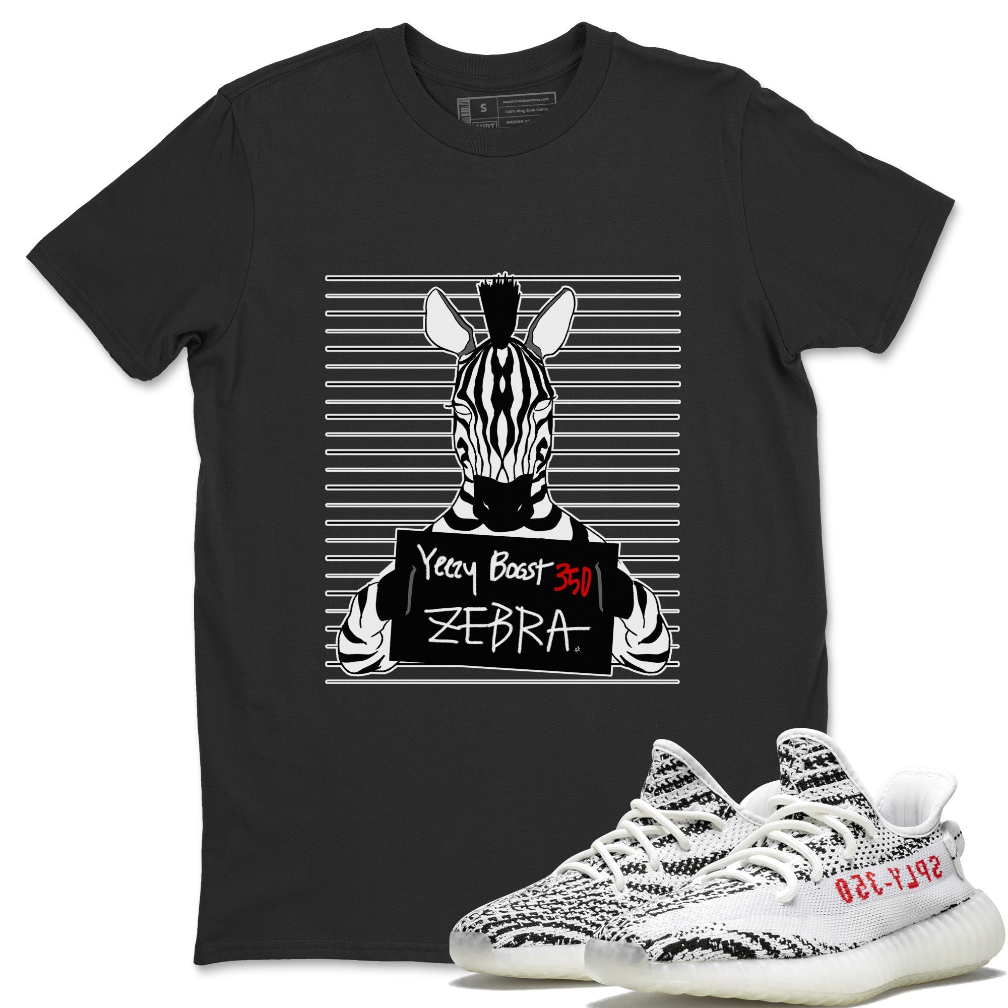 Yeezy 350 Zebra Shirt To Match Jordans Mugshot Sneaker Tees Yeezy 350 Zebra Drip Gear Zone Sneaker Matching Clothing Unisex Shirts
