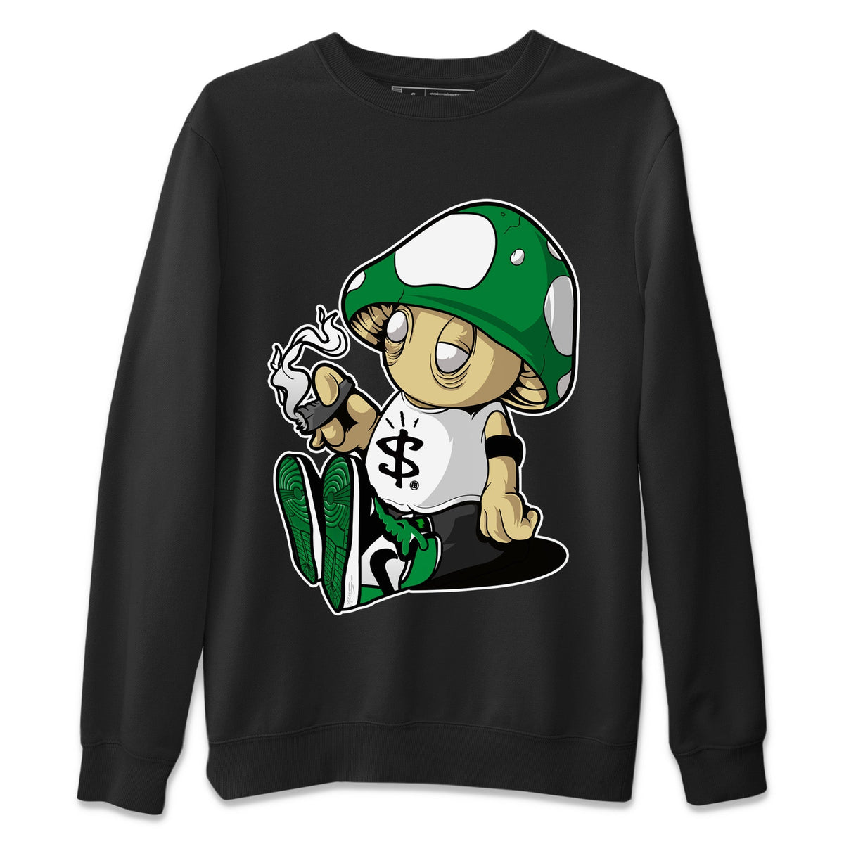 Air Jordan 1 Celtics Shirt To Match Jordans Mushrooms Sneaker Tees Air Jordan 1 Retro Celtics Drip Gear Zone Sneaker Matching Clothing Unisex Shirts Black 2