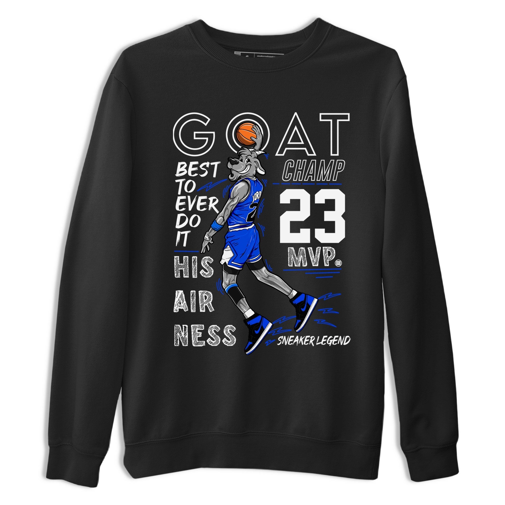 1s Royal Reimagined shirt to match jordans MVP Goat sneaker shirts Air Jordan 1 Royal Reimagined Drip Gear Zone Unisex Sneaker Tees and Sneaker Match T-Shirt Black 2 T-Shirt
