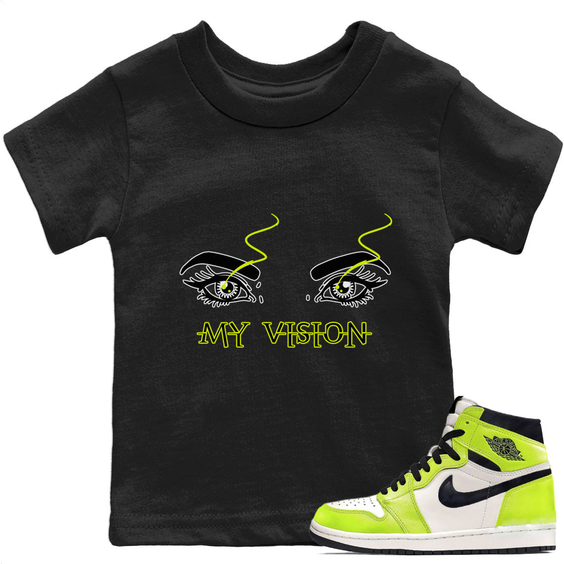 Jordan 1 Visionaire Sneaker Matching T-Shirt My Vision Sneaker Tees Jordan 1 Visionaire Sneaker Release Tees Kids Shirts