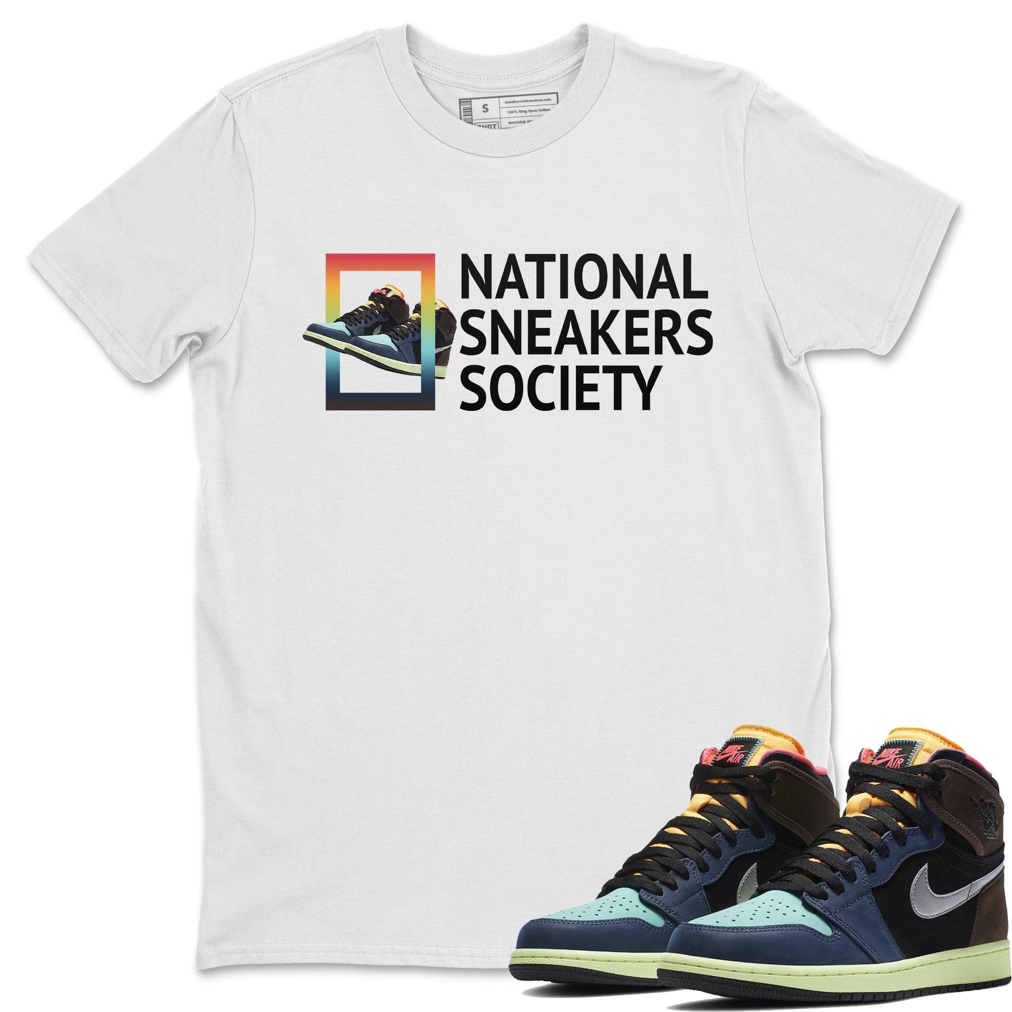 Jordan 1 Bio Hack Sneaker Match Tees National Sneakers Sneaker Tees Jordan 1 Bio Hack Jordan to match sneaker T-Shirt Crew Neck Shirts