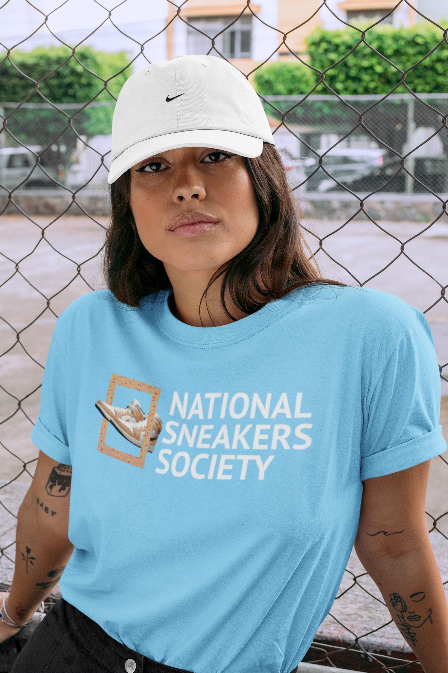 Jordan 1 Brushstroke Sneaker Matching T-Shirt National Sneakers Sneaker Tees Jordan 1 Brushstroke Sneaker Release Tees Crew Neck Tees