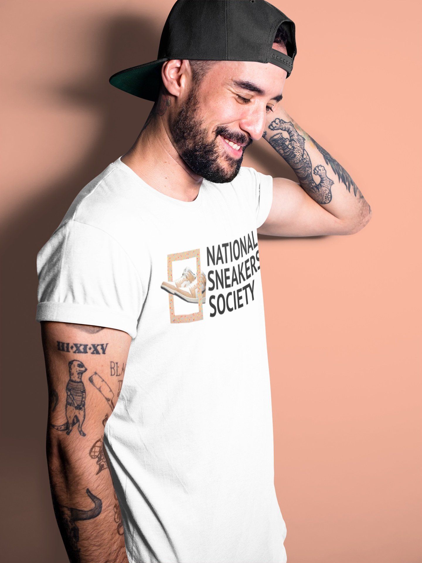 Jordan 1 Brushstroke Sneaker Matching T-Shirt National Sneakers Sneaker Tees Jordan 1 Brushstroke Sneaker Release Tees Crew Neck Tees