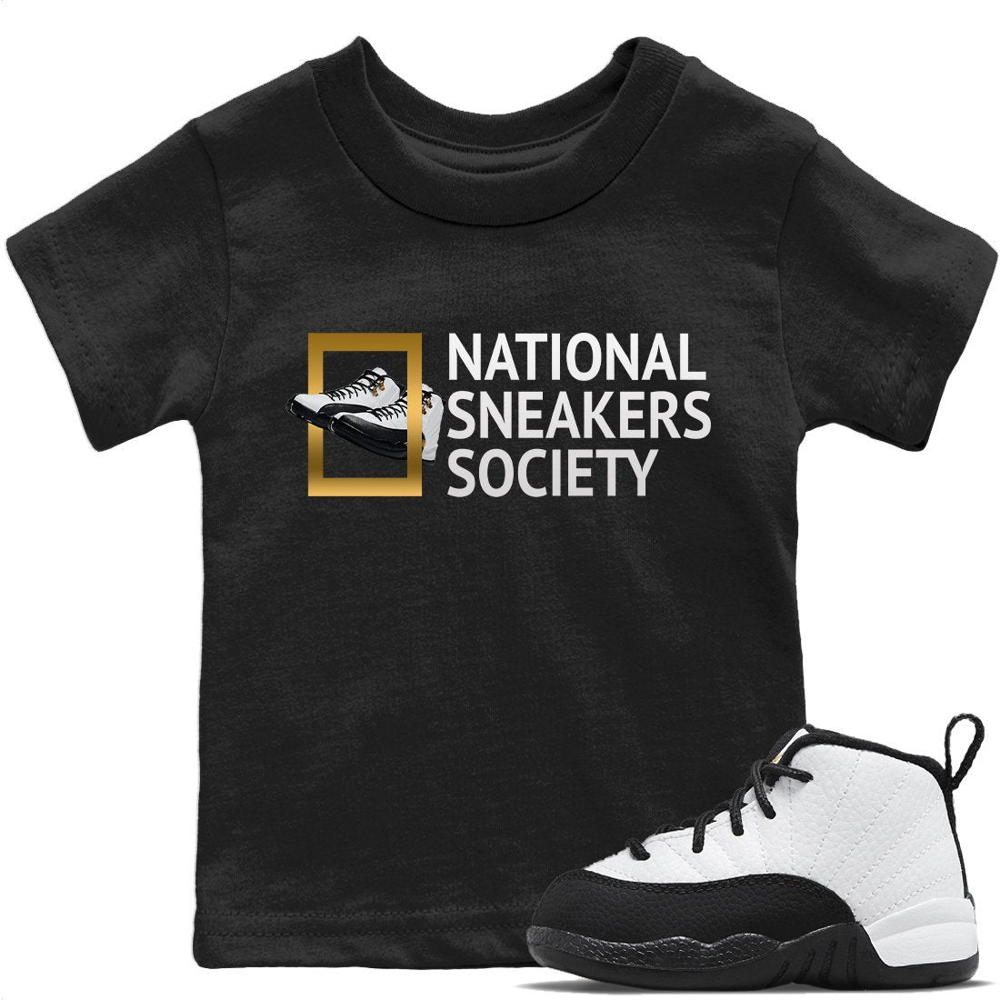 Jordan 12 Royalty Sneaker Matching T-Shirt National Sneakers Sneaker Tees Jordan 12 Royalty Sneaker Release Tees Kids Shirts