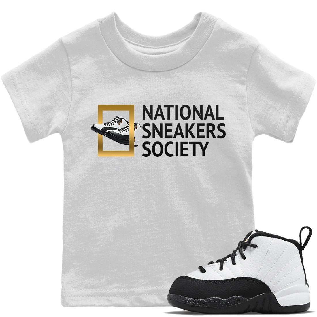 Jordan 12 Royalty Sneaker Matching T-Shirt National Sneakers Sneaker Tees Jordan 12 Royalty Sneaker Release Tees Kids Shirts