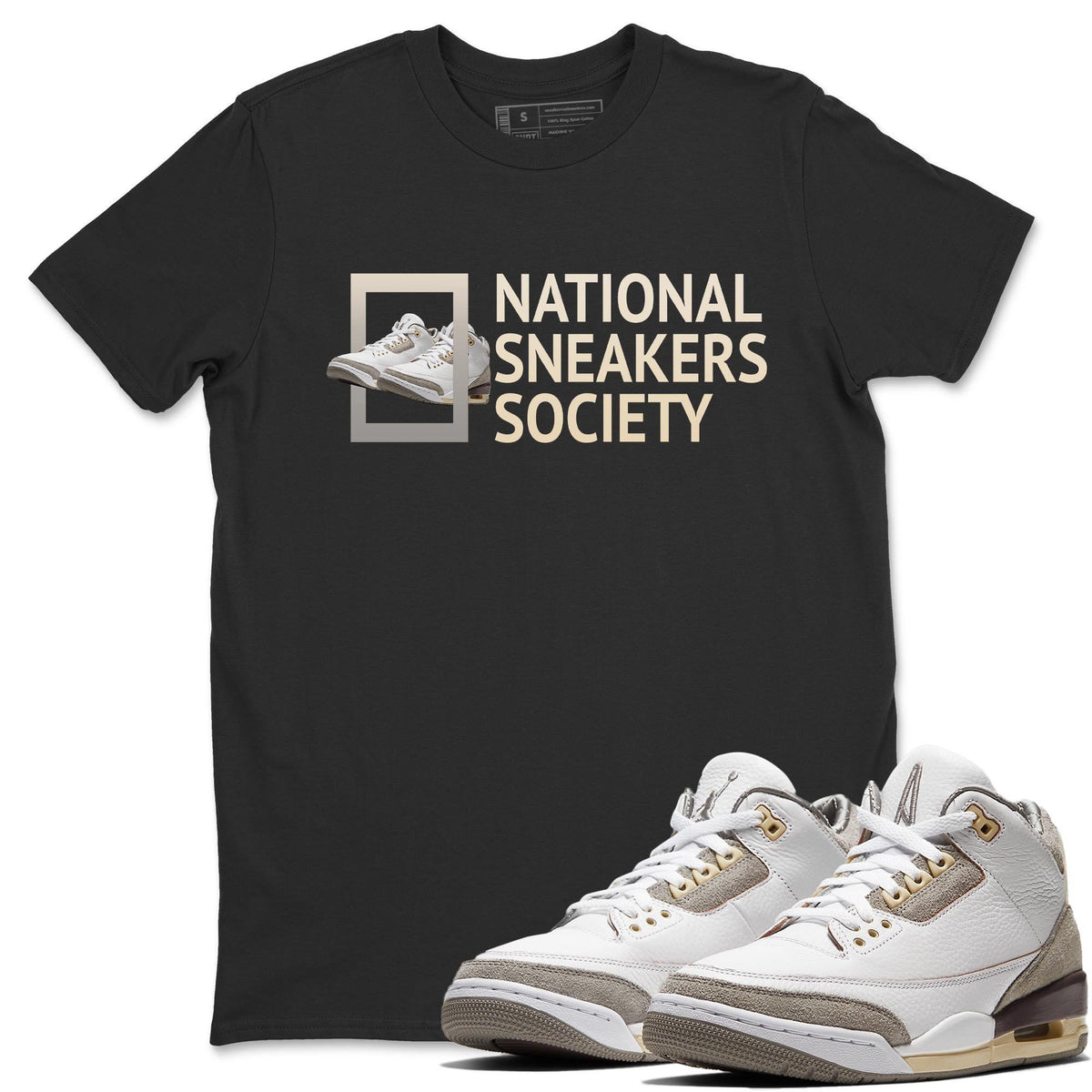 Jordan 3 A Ma Maniere Shirt To Match Jordans National Sneakers Sneaker Tees Jordan 3 A Ma Maniere Drip Gear Zone Sneaker Matching Clothing Unisex Shirts