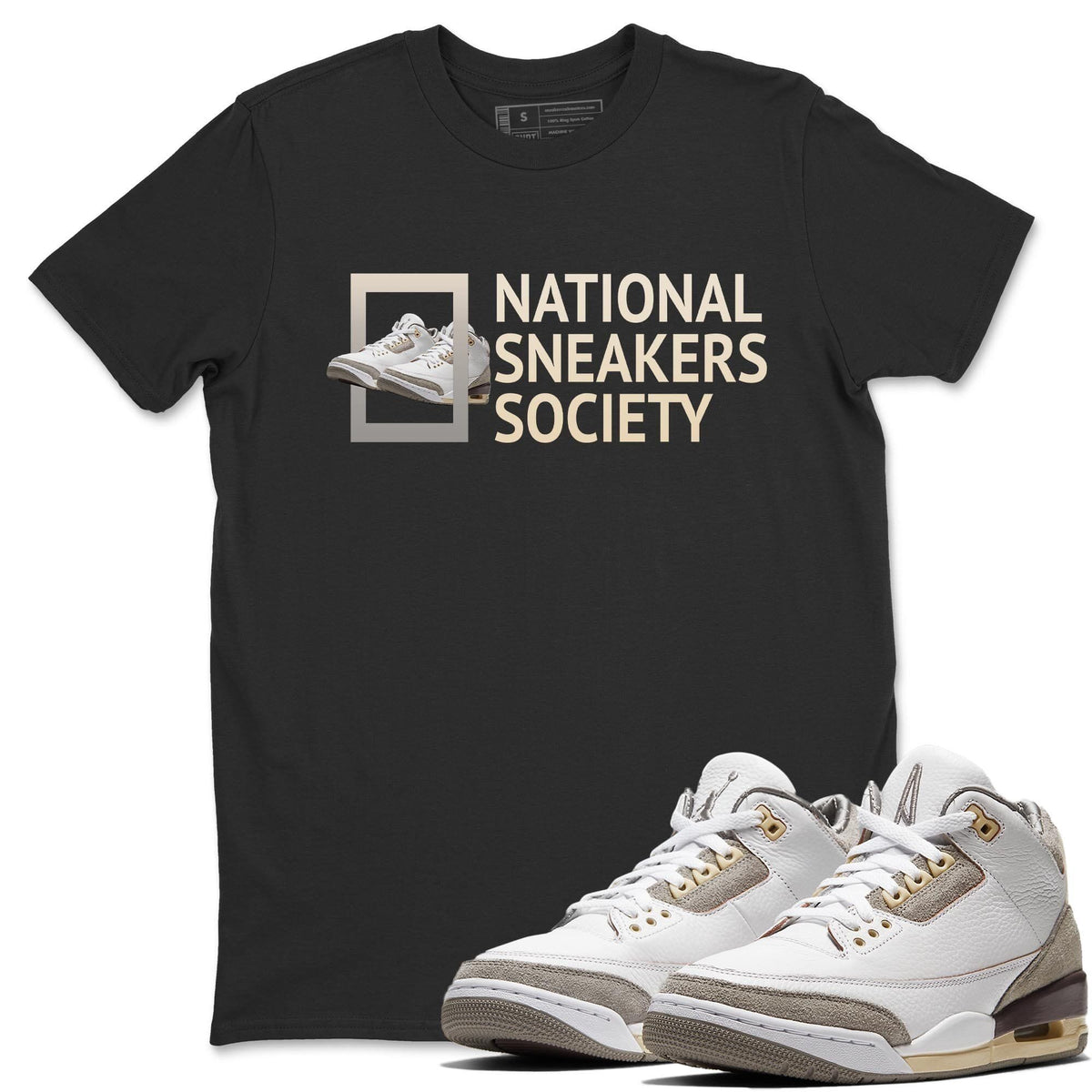 Jordan 3 A Ma Maniere Shirt To Match Jordans National Sneakers Sneaker Tees Jordan 3 A Ma Maniere Drip Gear Zone Sneaker Matching Clothing Unisex Shirts