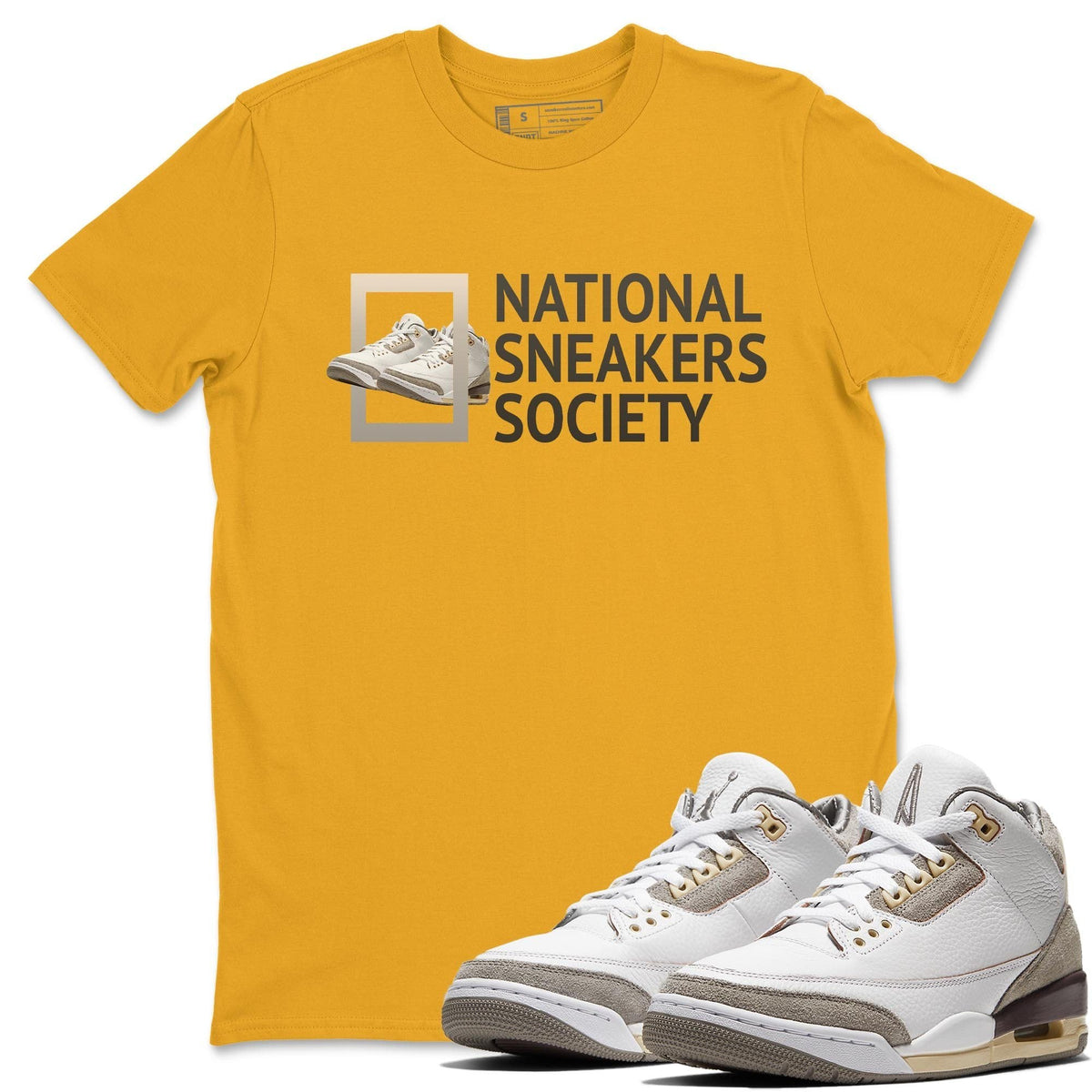 Jordan 3 A Ma Maniere Shirt To Match Jordans National Sneakers Sneaker Tees Jordan 3 A Ma Maniere Drip Gear Zone Sneaker Matching Clothing Unisex Shirts