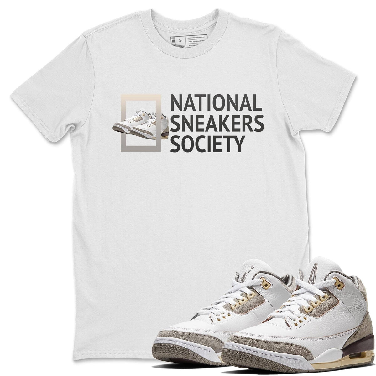 Jordan 3 A Ma Maniere Shirt To Match Jordans National Sneakers Sneaker Tees Jordan 3 A Ma Maniere Drip Gear Zone Sneaker Matching Clothing Unisex Shirts