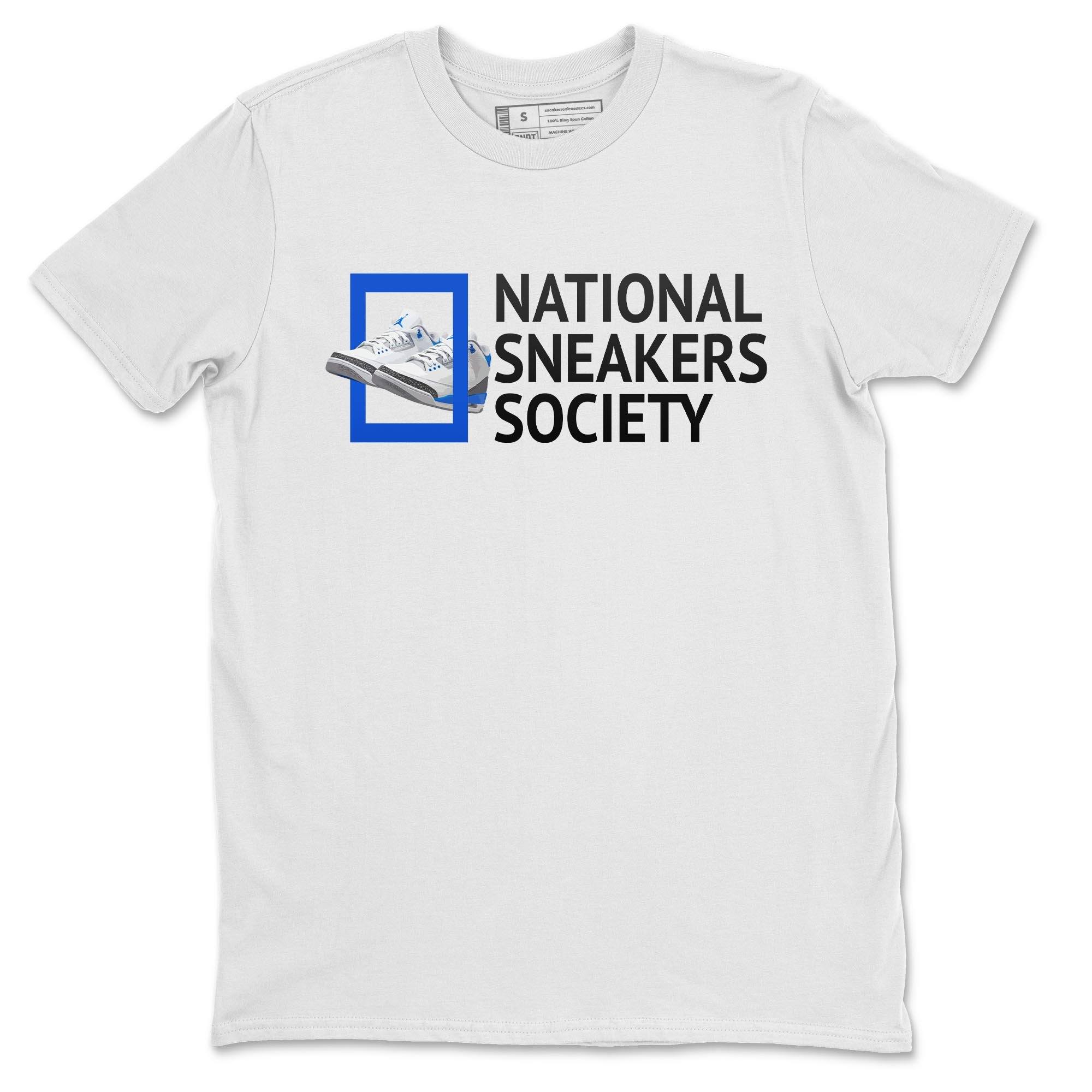 Jordan 3 Racer Blue Shirt To Match Jordans National Sneakers Sneaker Tees Jordan 3 Racer Blue Drip Gear Zone Sneaker Matching Clothing Unisex Shirts