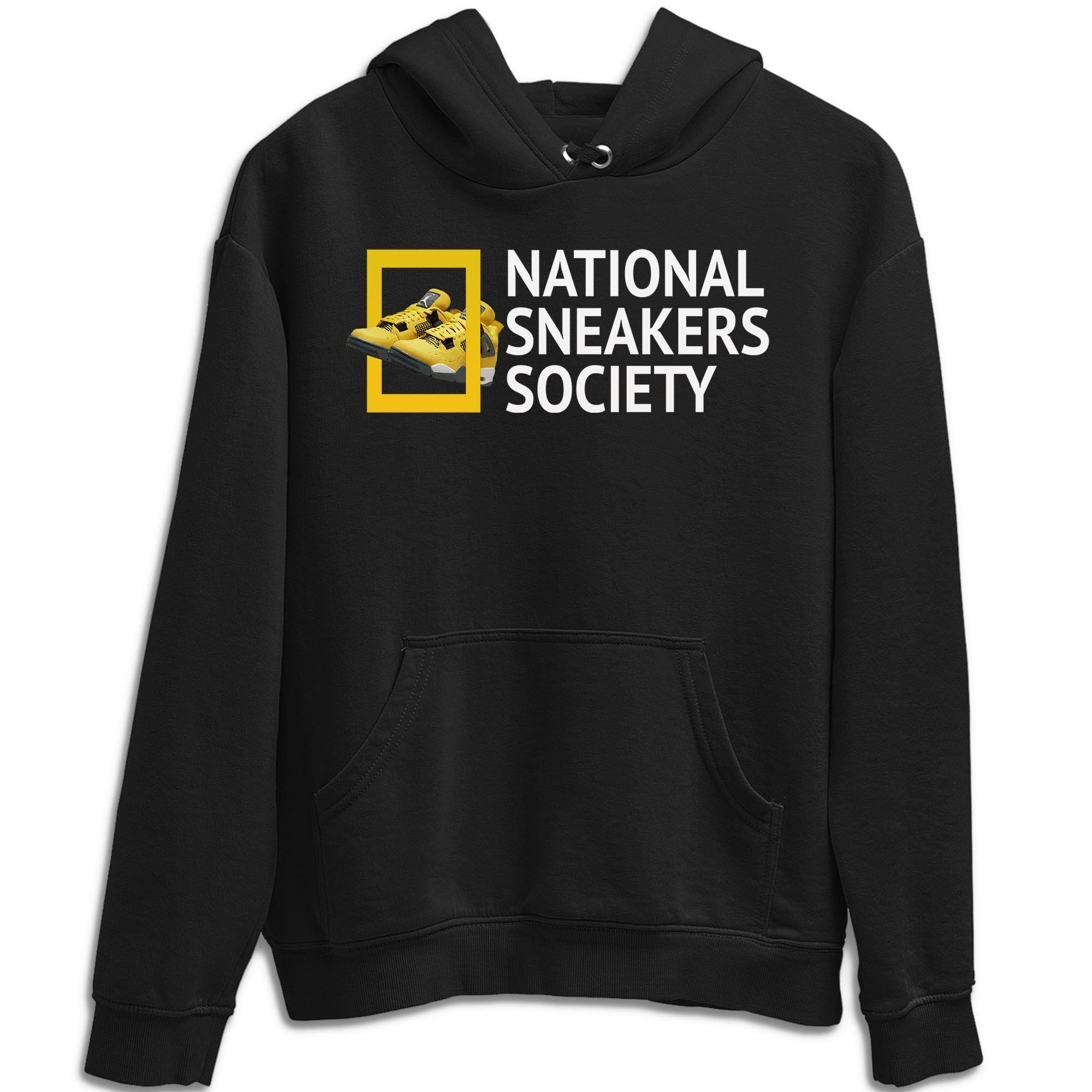 Jordan 4 Lightning Shirt To Match Jordans National Sneakers Sneaker Tees Jordan 4 Lightning Drip Gear Zone Sneaker Matching Clothing Unisex Shirts