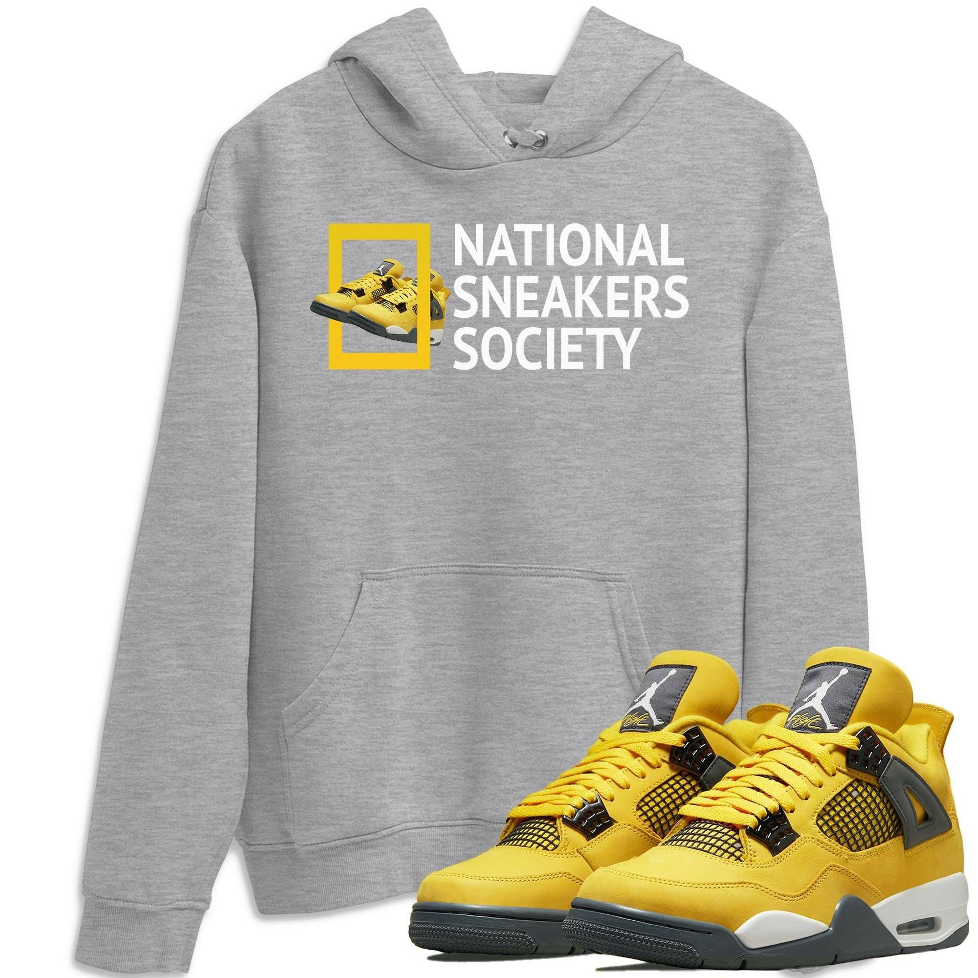 Jordan 4 Lightning Shirt To Match Jordans National Sneakers Sneaker Tees Jordan 4 Lightning Drip Gear Zone Sneaker Matching Clothing Unisex Shirts